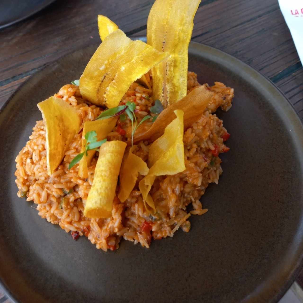 Arroz con camarón 