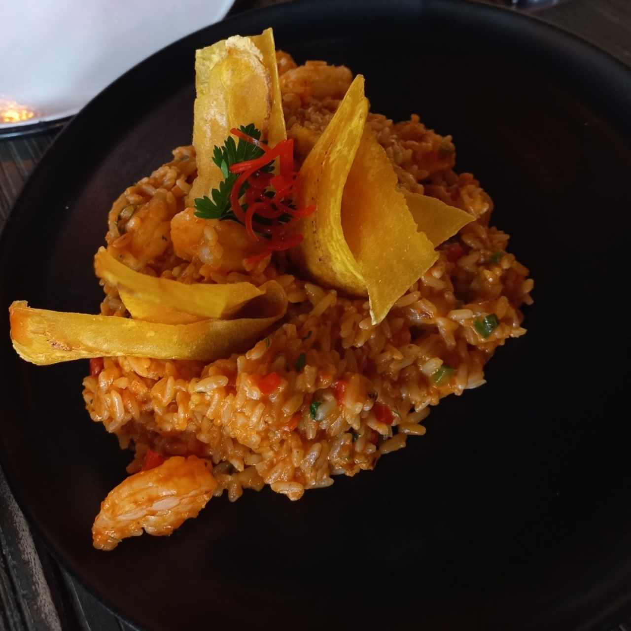 Arroz con camarón
