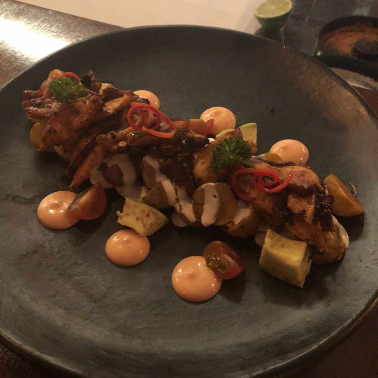 Pulpo anticuchero 