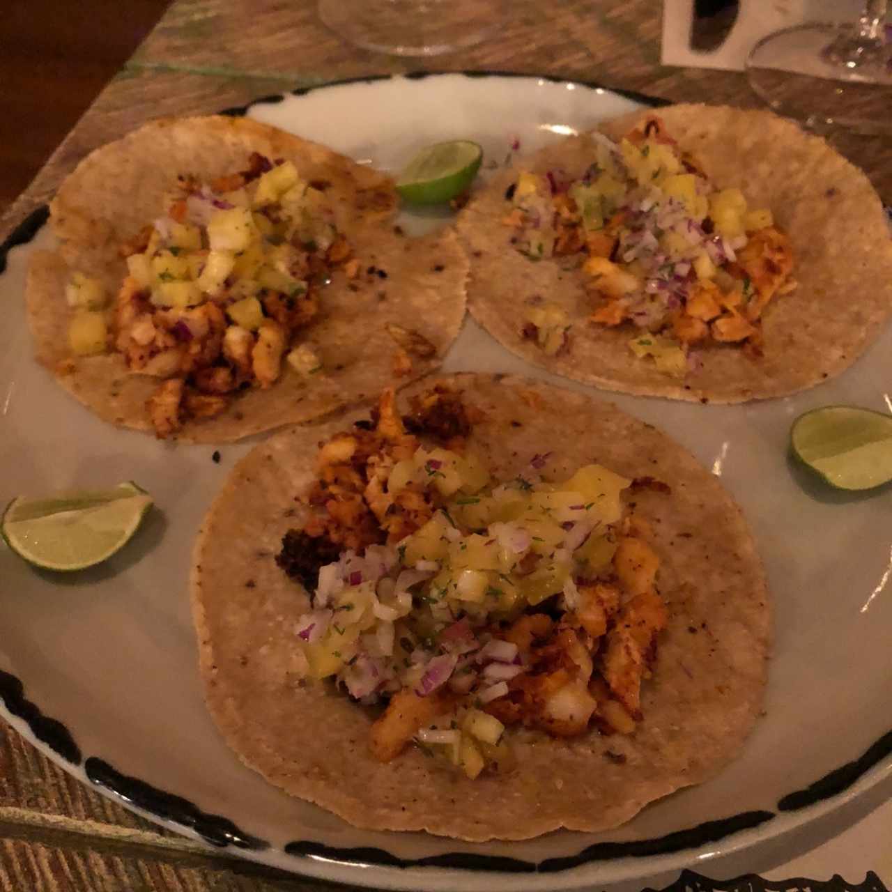 Tacos de pesca al pastor 
