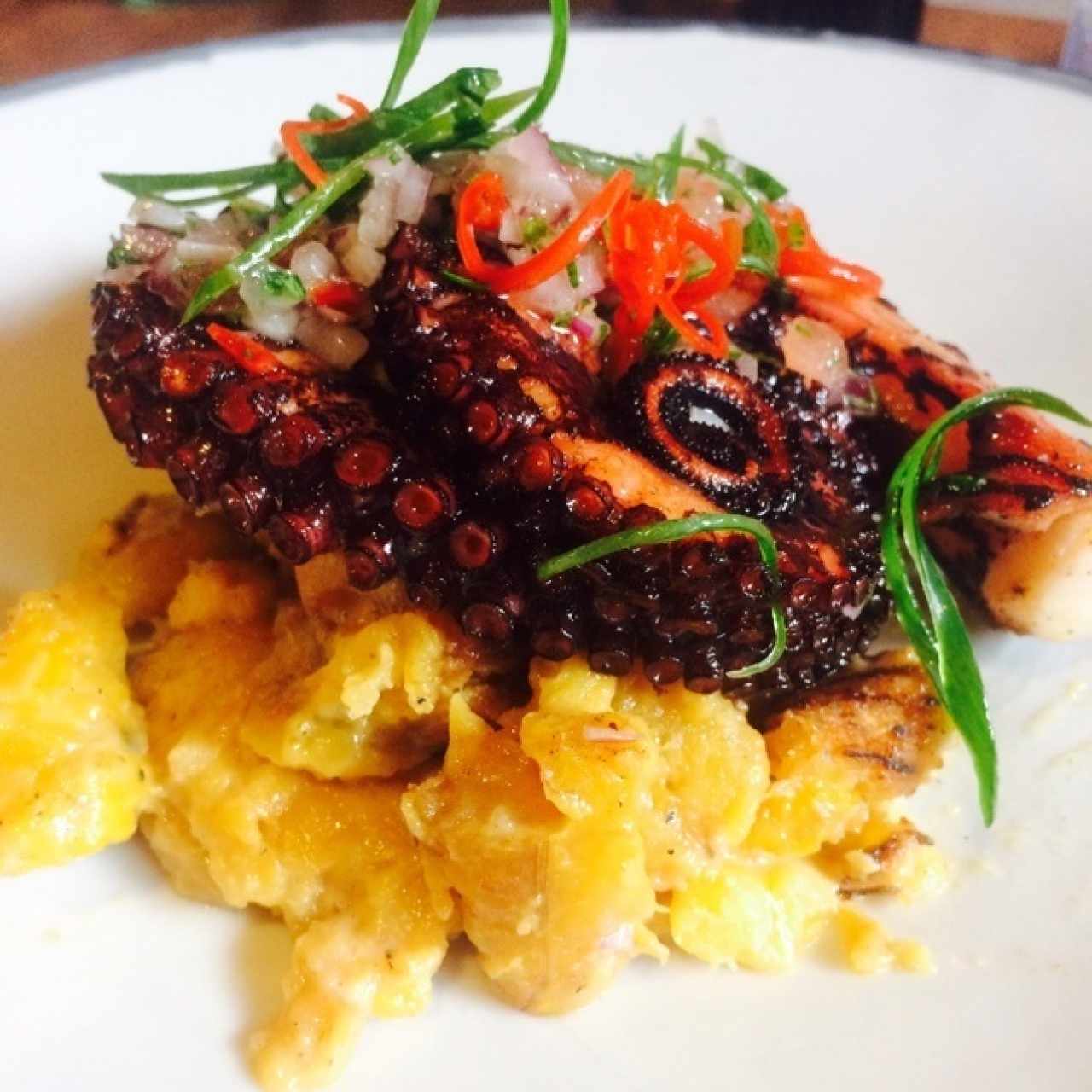 Pulpo a la parrilla