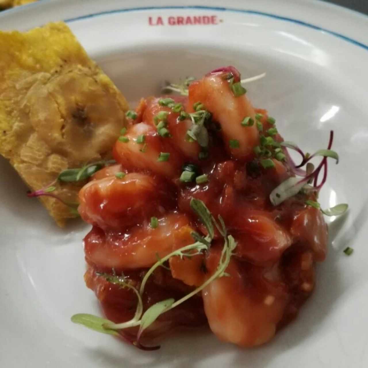 ceviche costeño de camaron