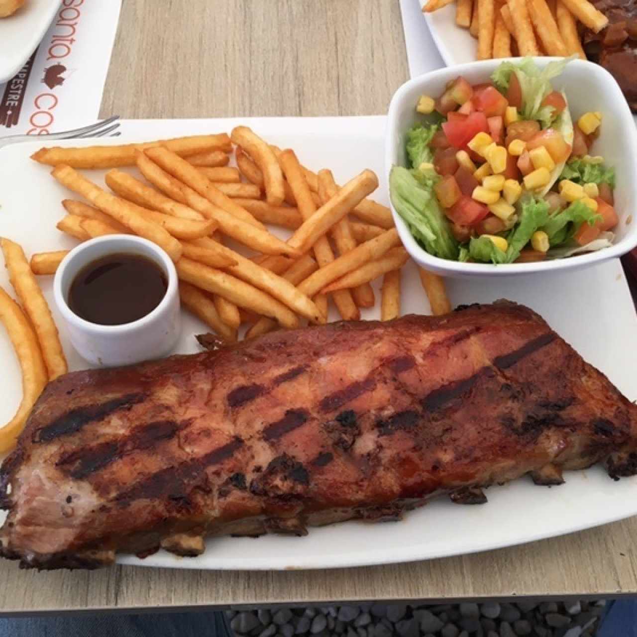 Costillas en salsa de piña