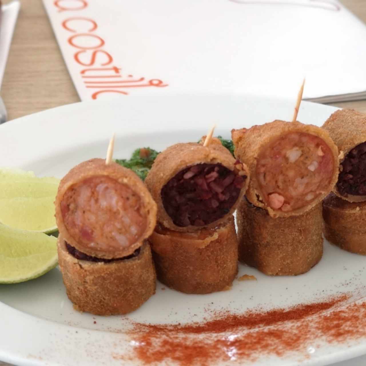 Entrada de chorizo y rellena 