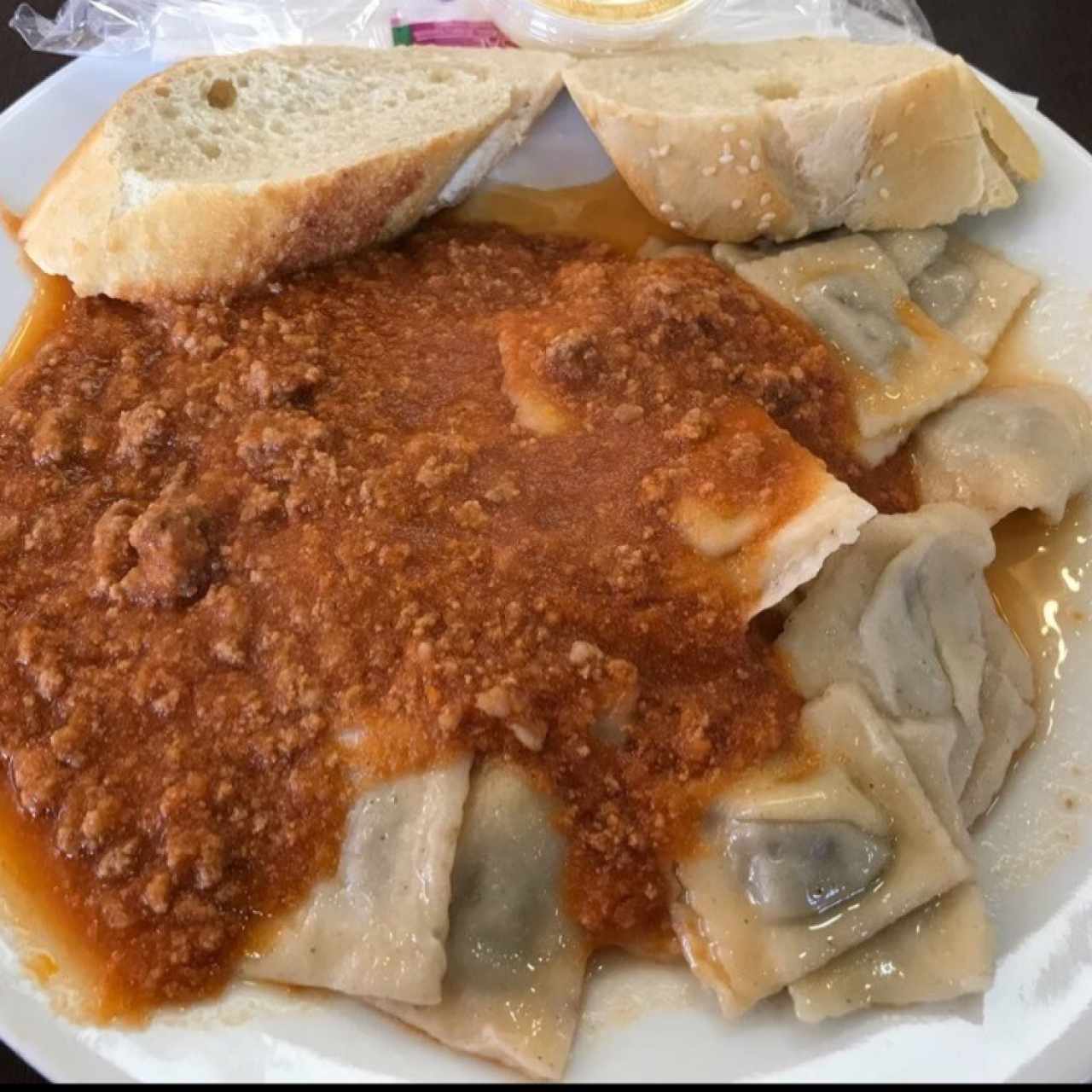 Raviolis de carnes 