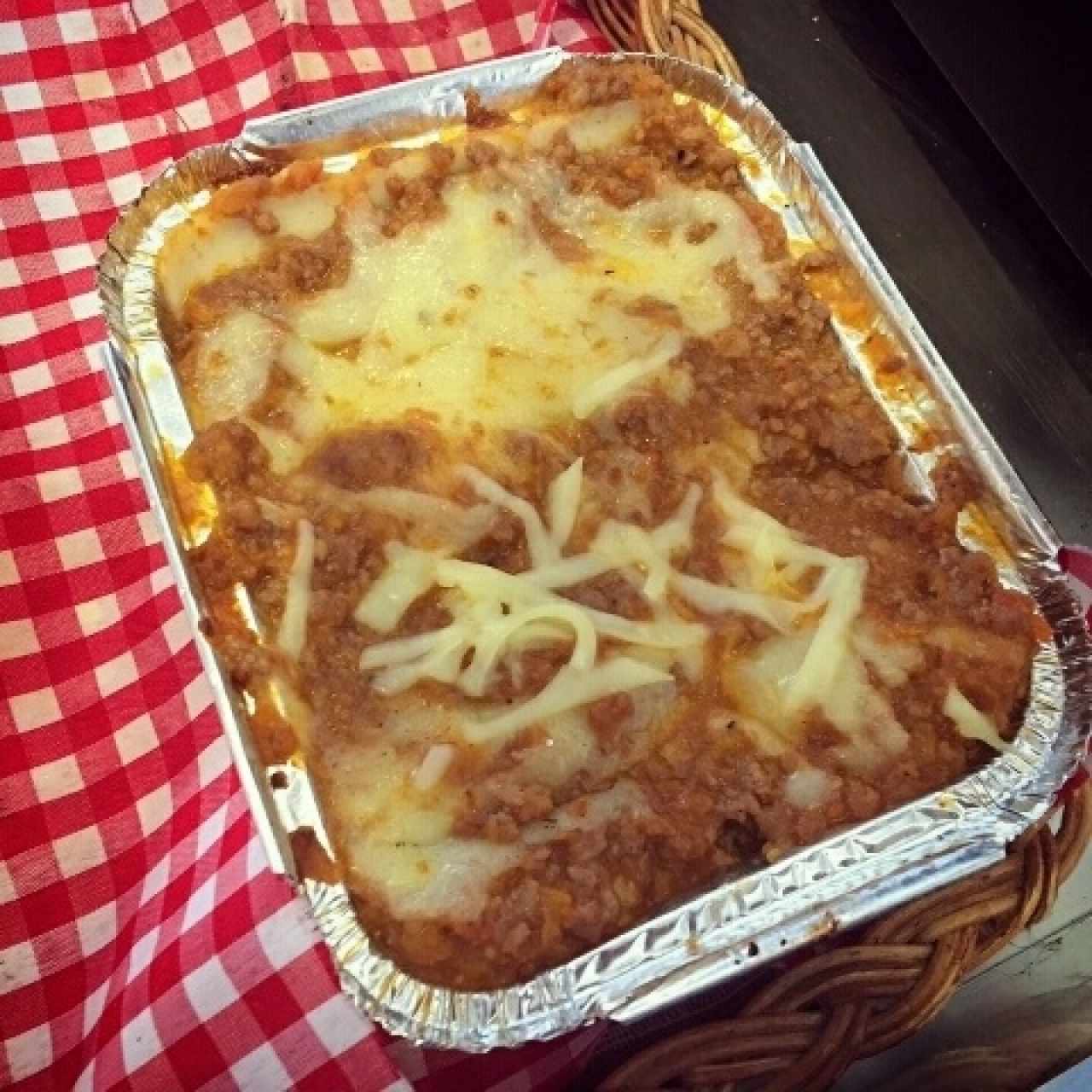 Lasagna de carne 