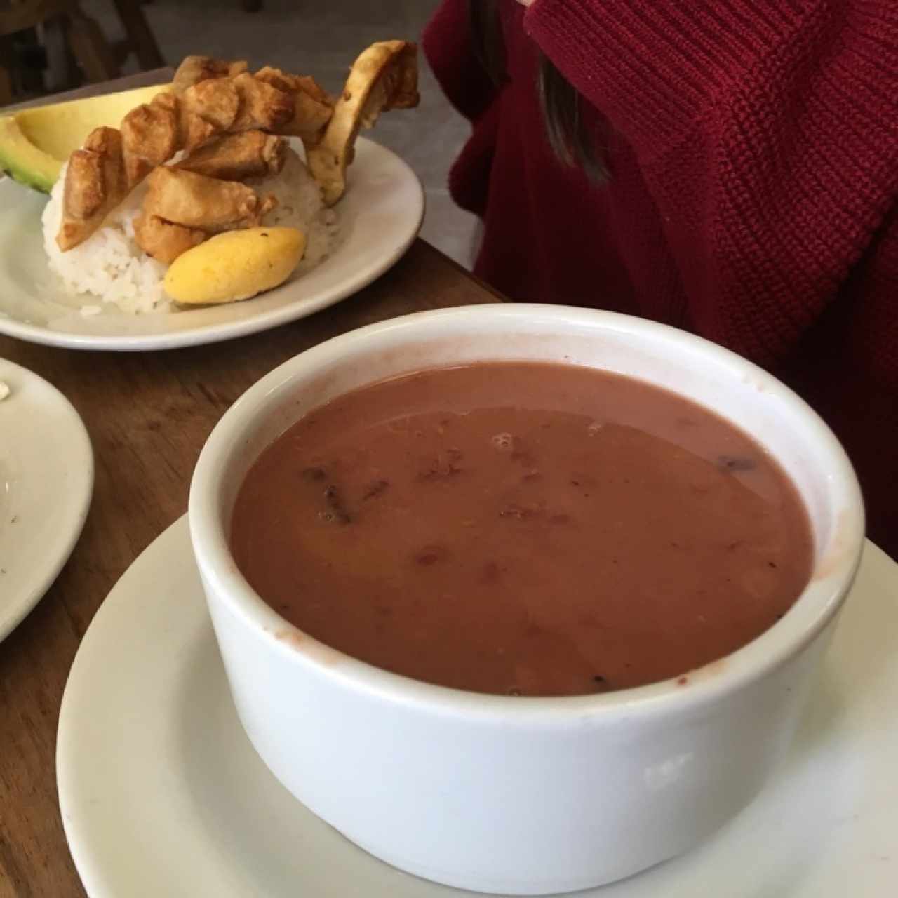 taza de frijoles