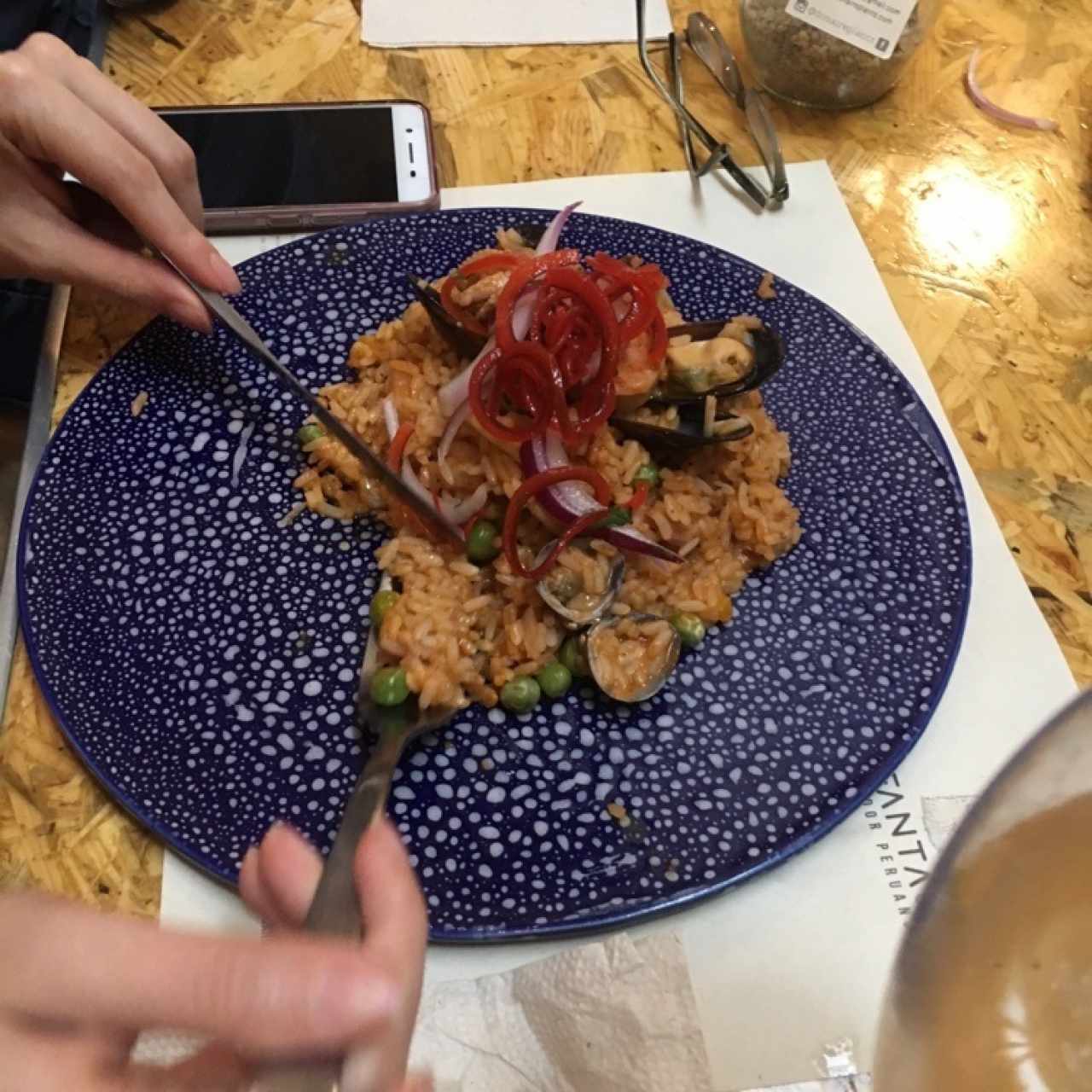 Arroz con mariscos
