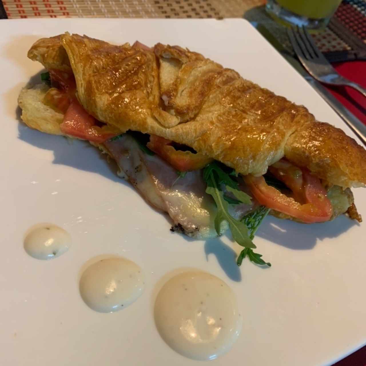 panini de croissant