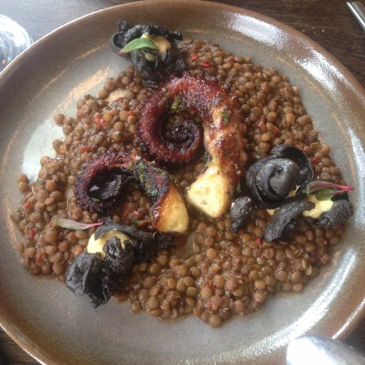 pulpo al carbon