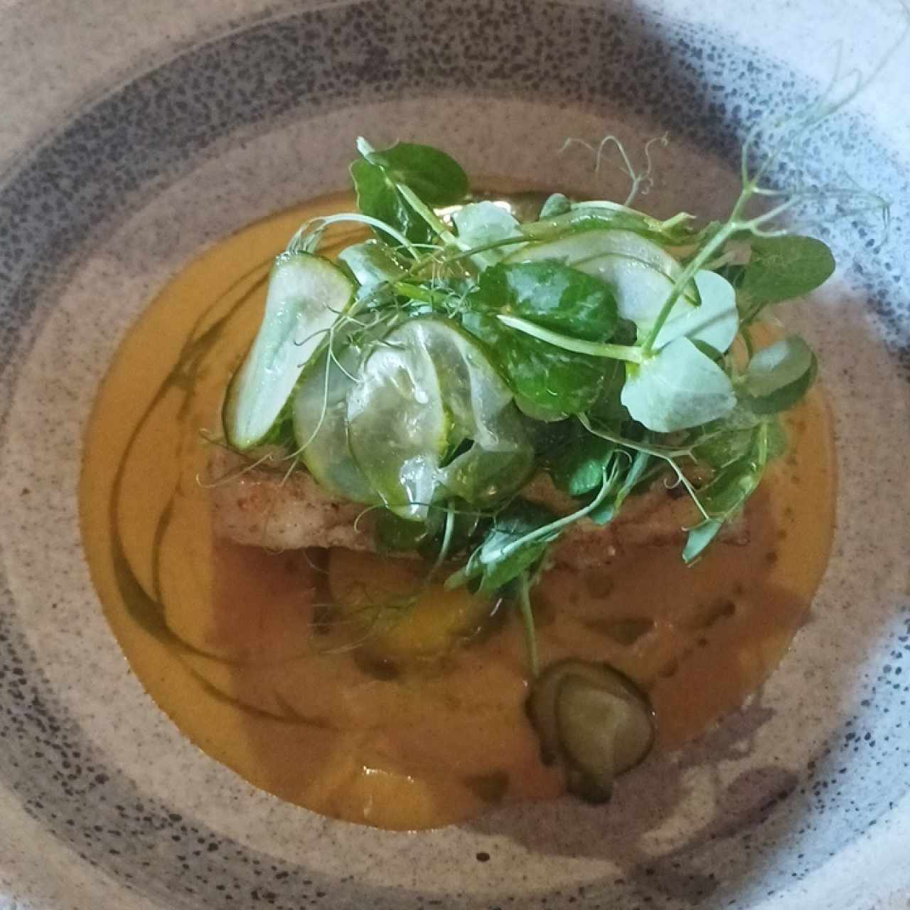 pesca del día.. exquisito plato