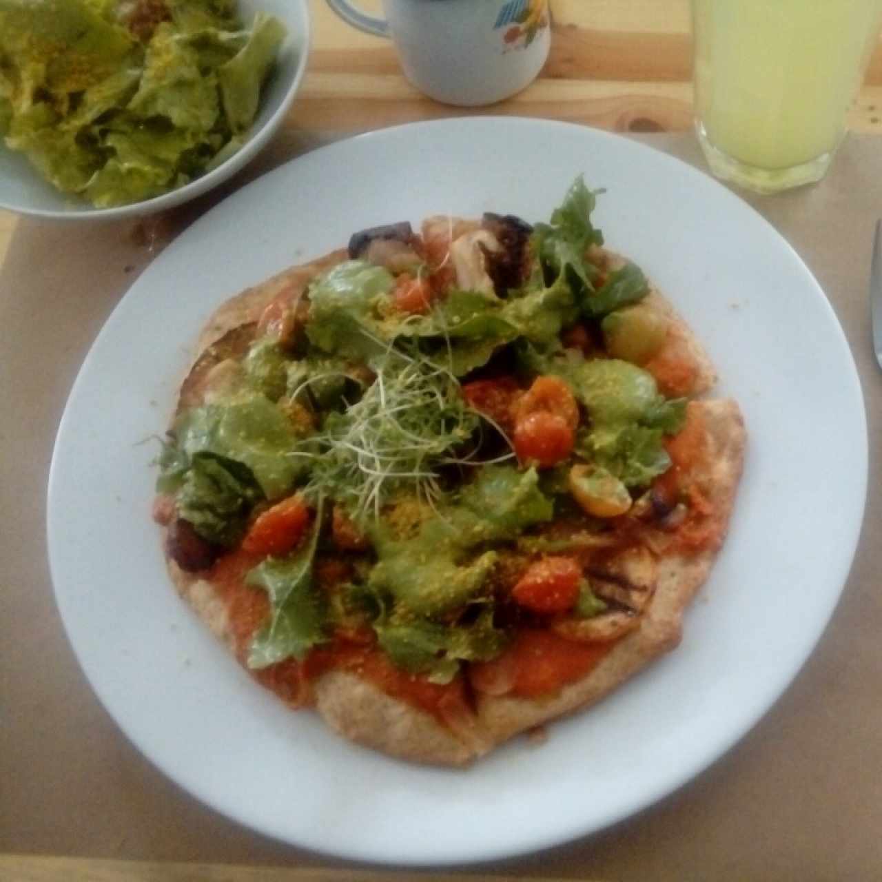Menú del día, pizza, viernes 