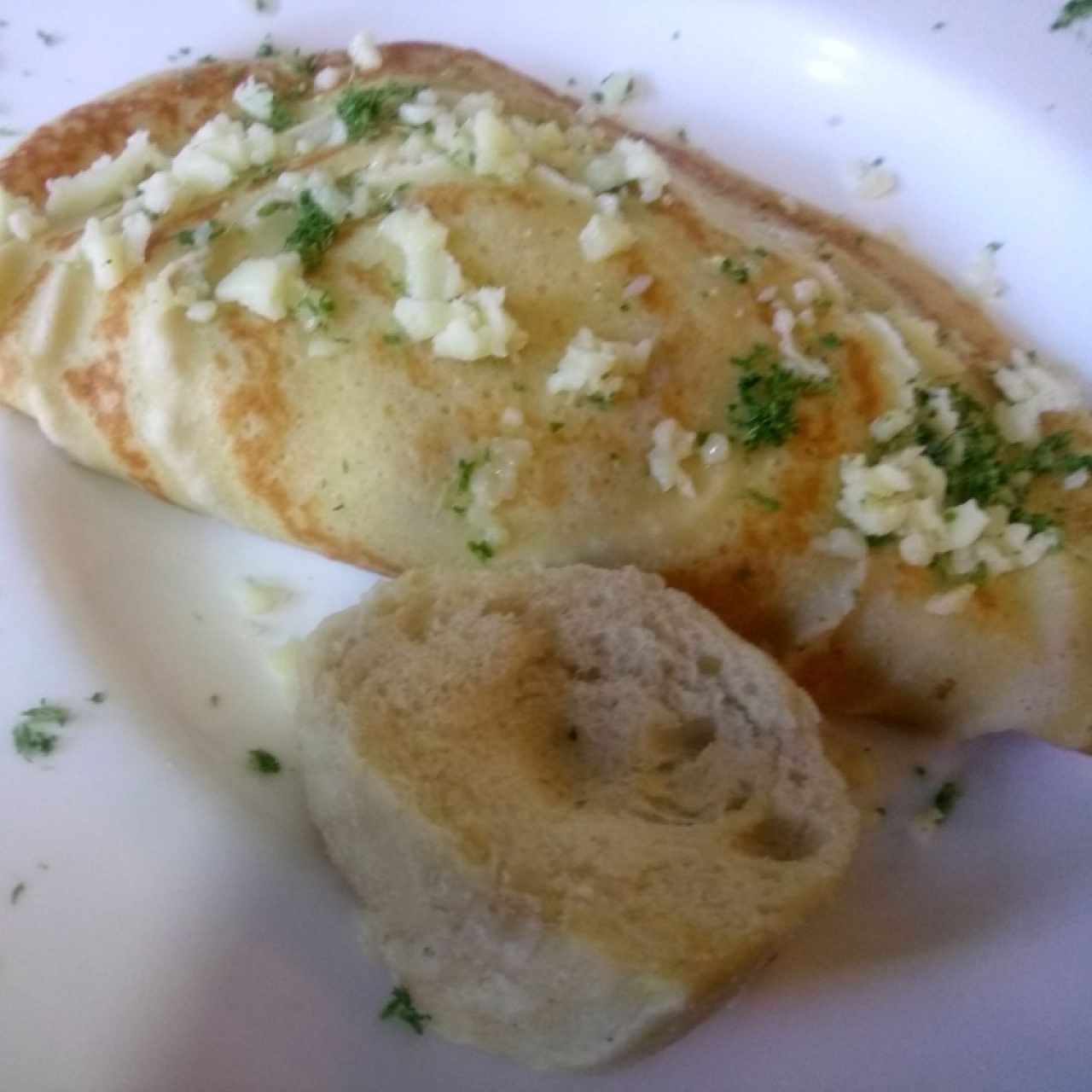 Crepe de pollo