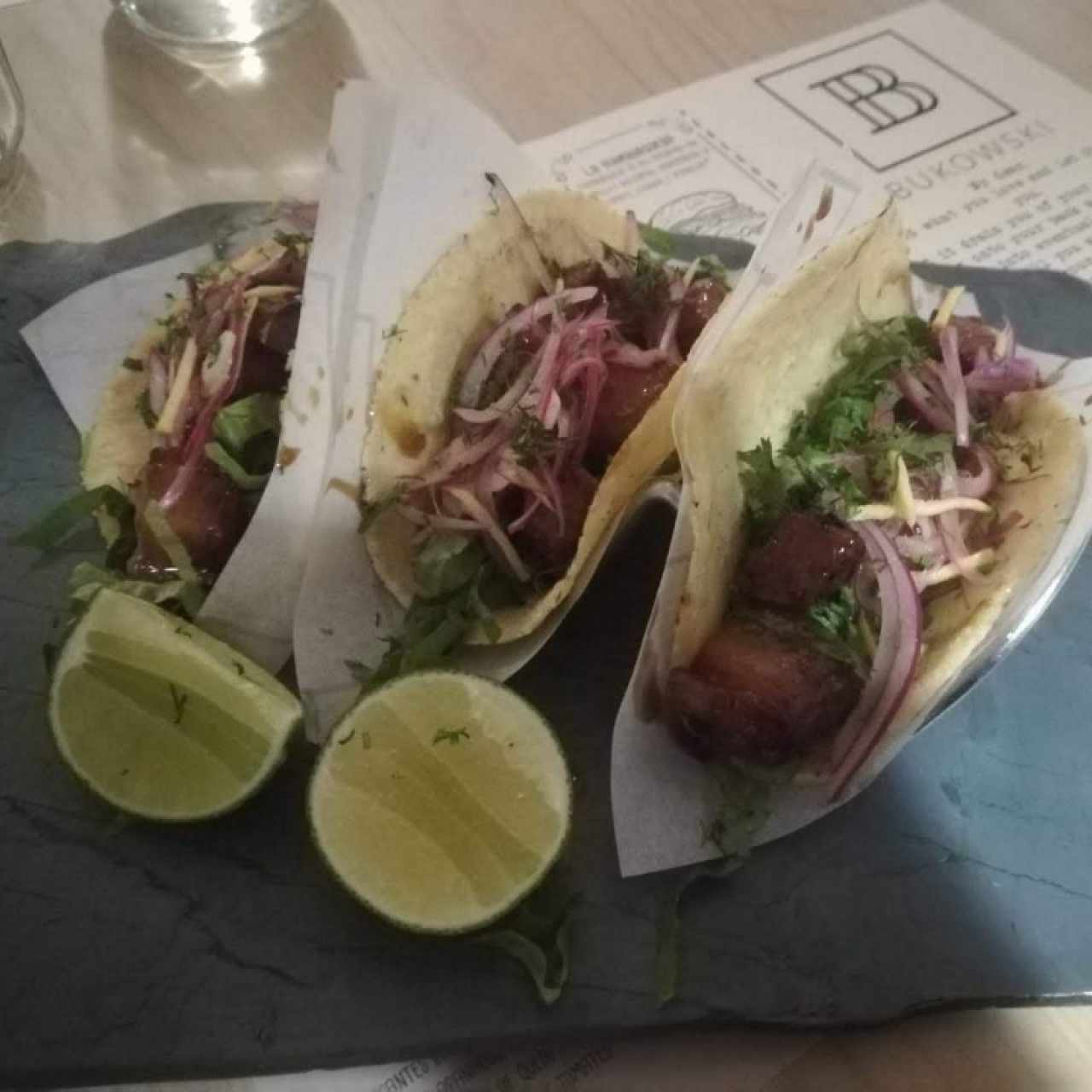 tasty pork tacos