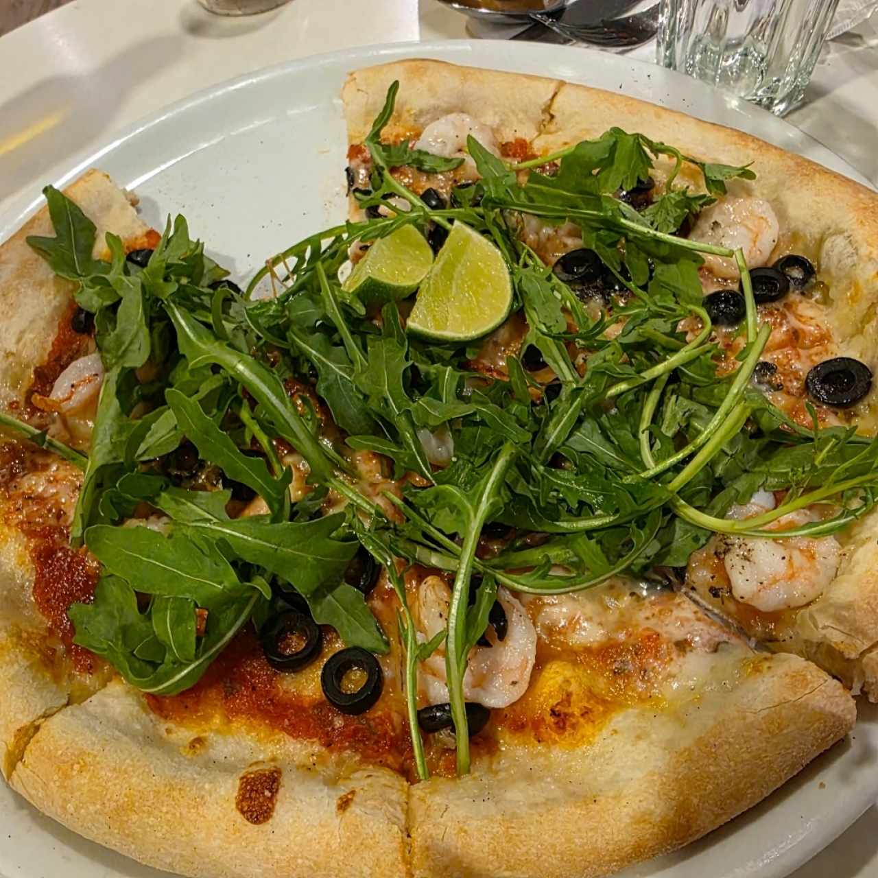 Pizza de Camarones 