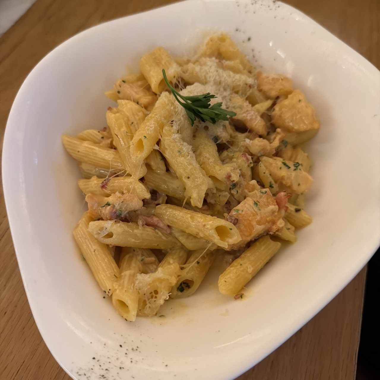 Carbonara con pollo