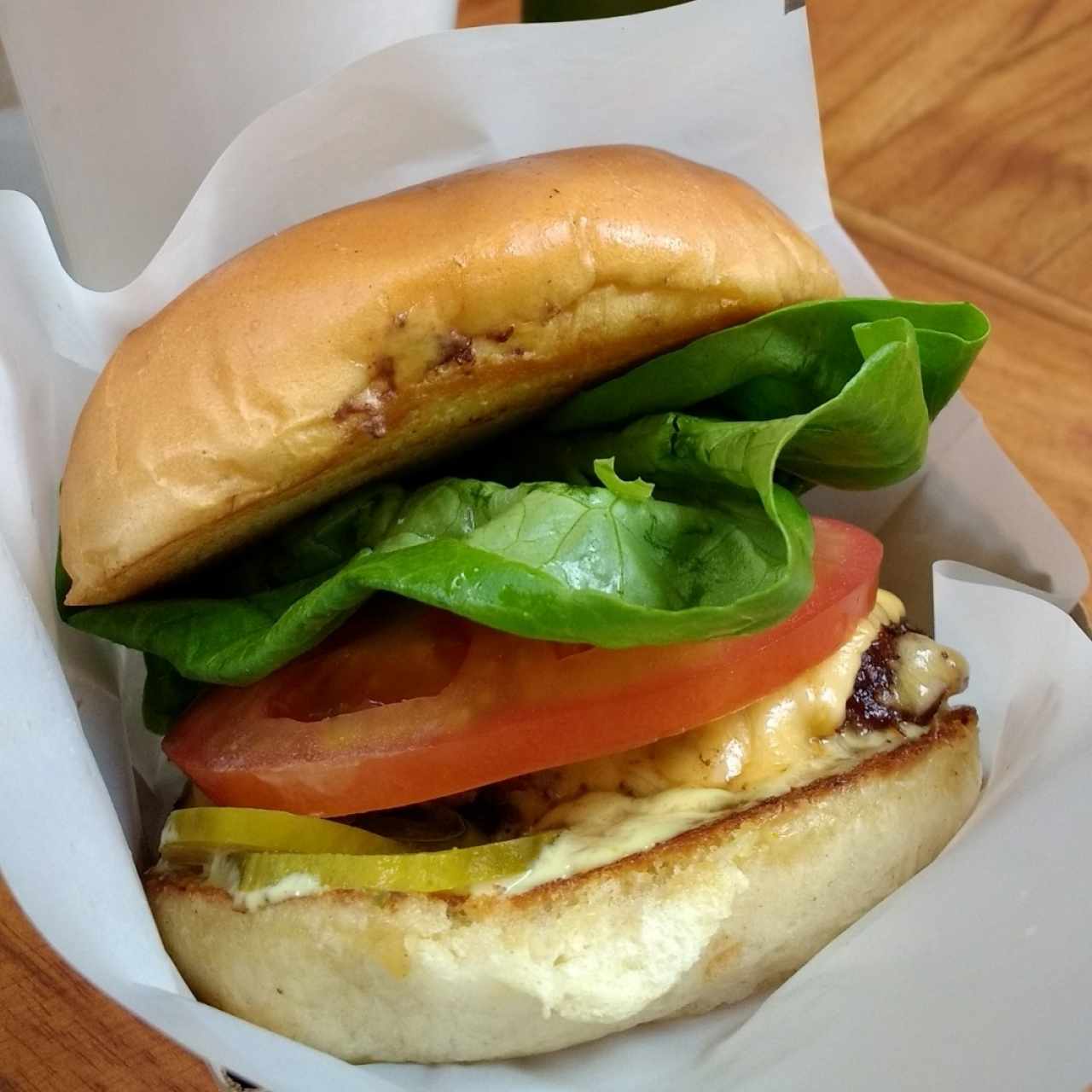 Hamburguesa sencilla