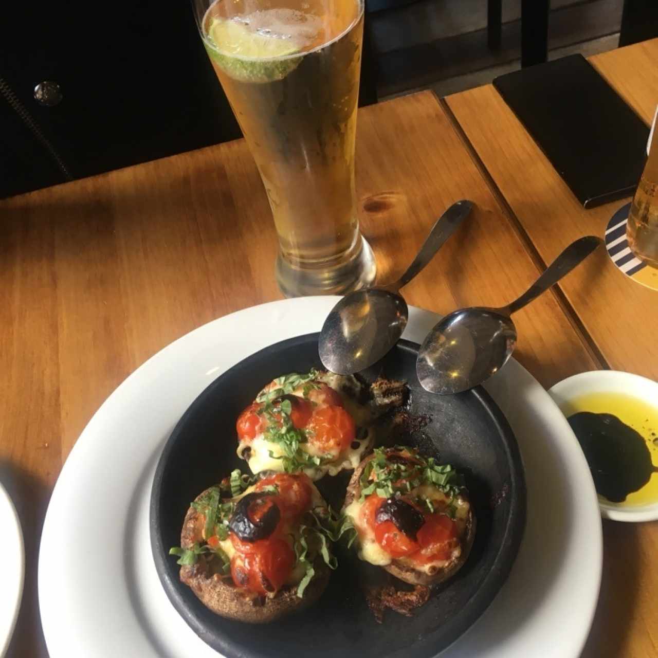 portobellos caprese