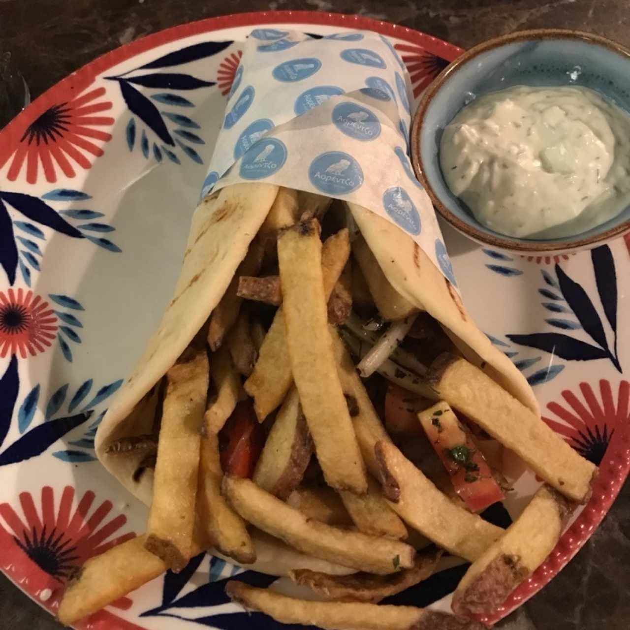 souvlaki de pollo 