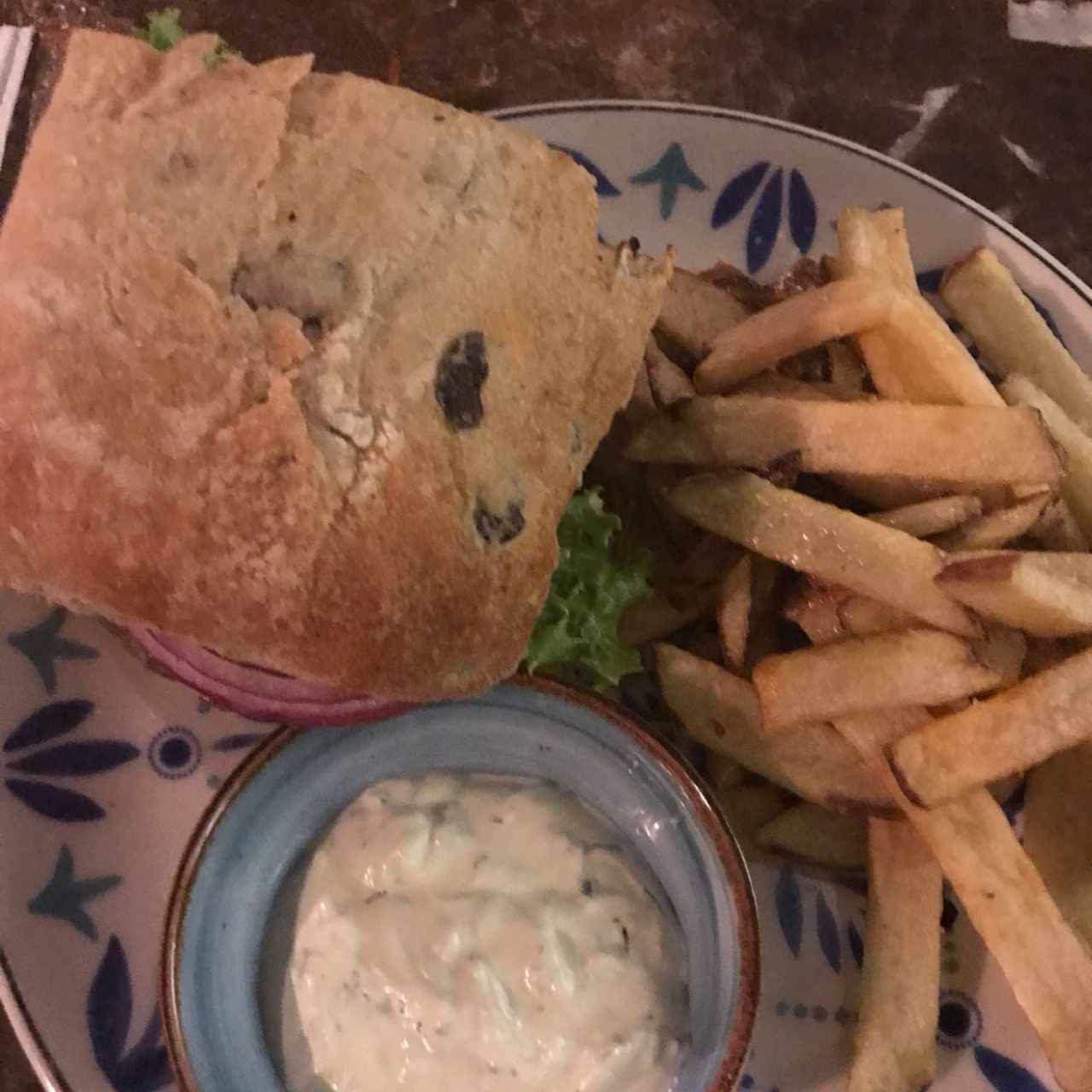 Hamburguesa de cordero