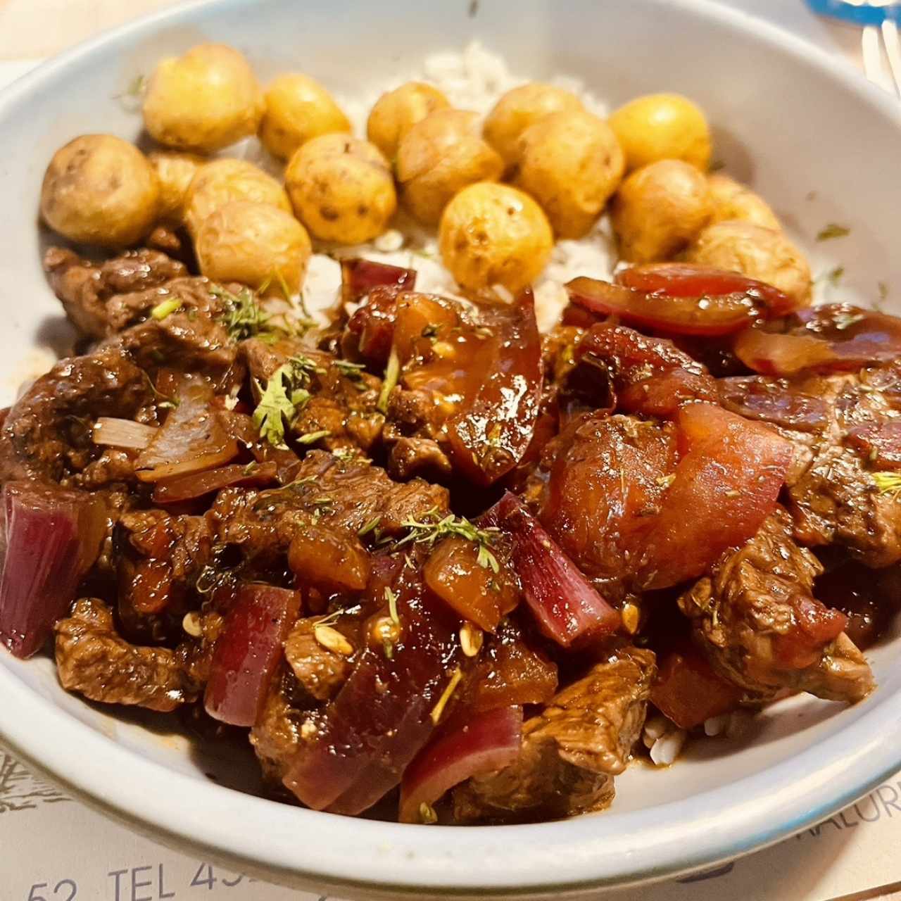 Bowl lomo saltado