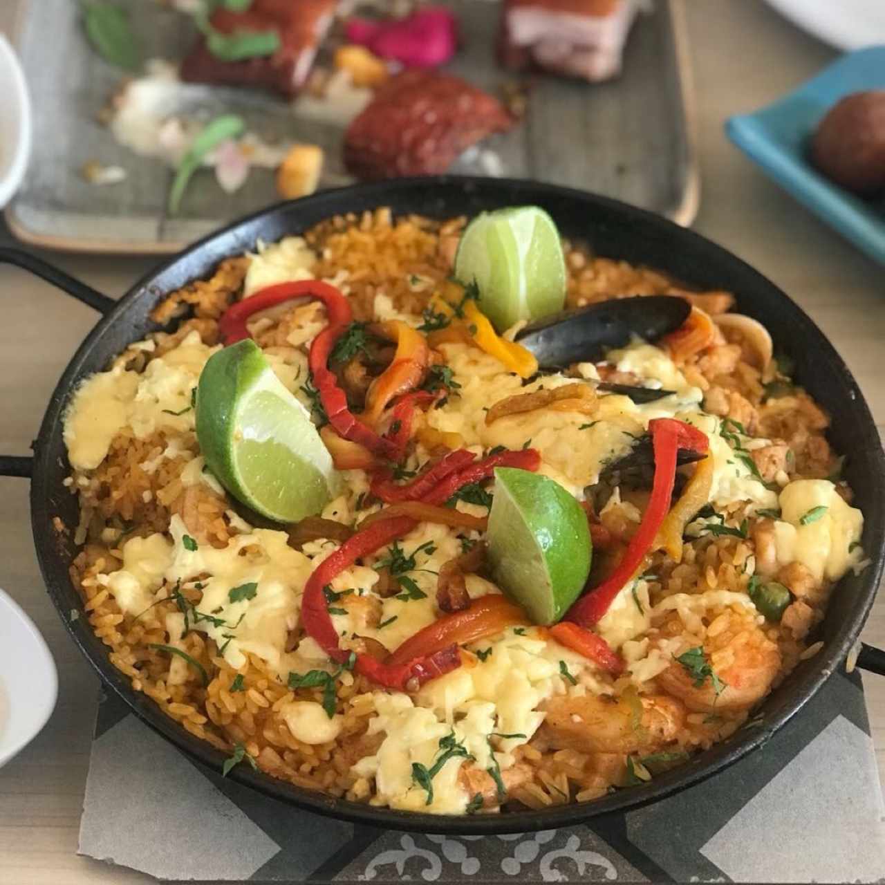 Arroz Caldoso de Mariscos con Formaggio