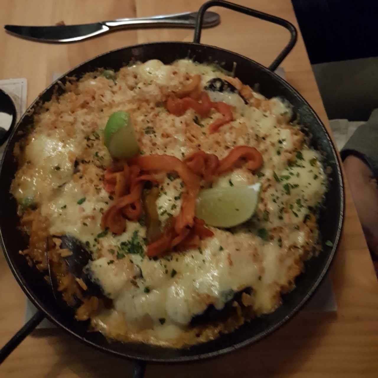 Arroz Caldoso de Mariscos con Formaggio