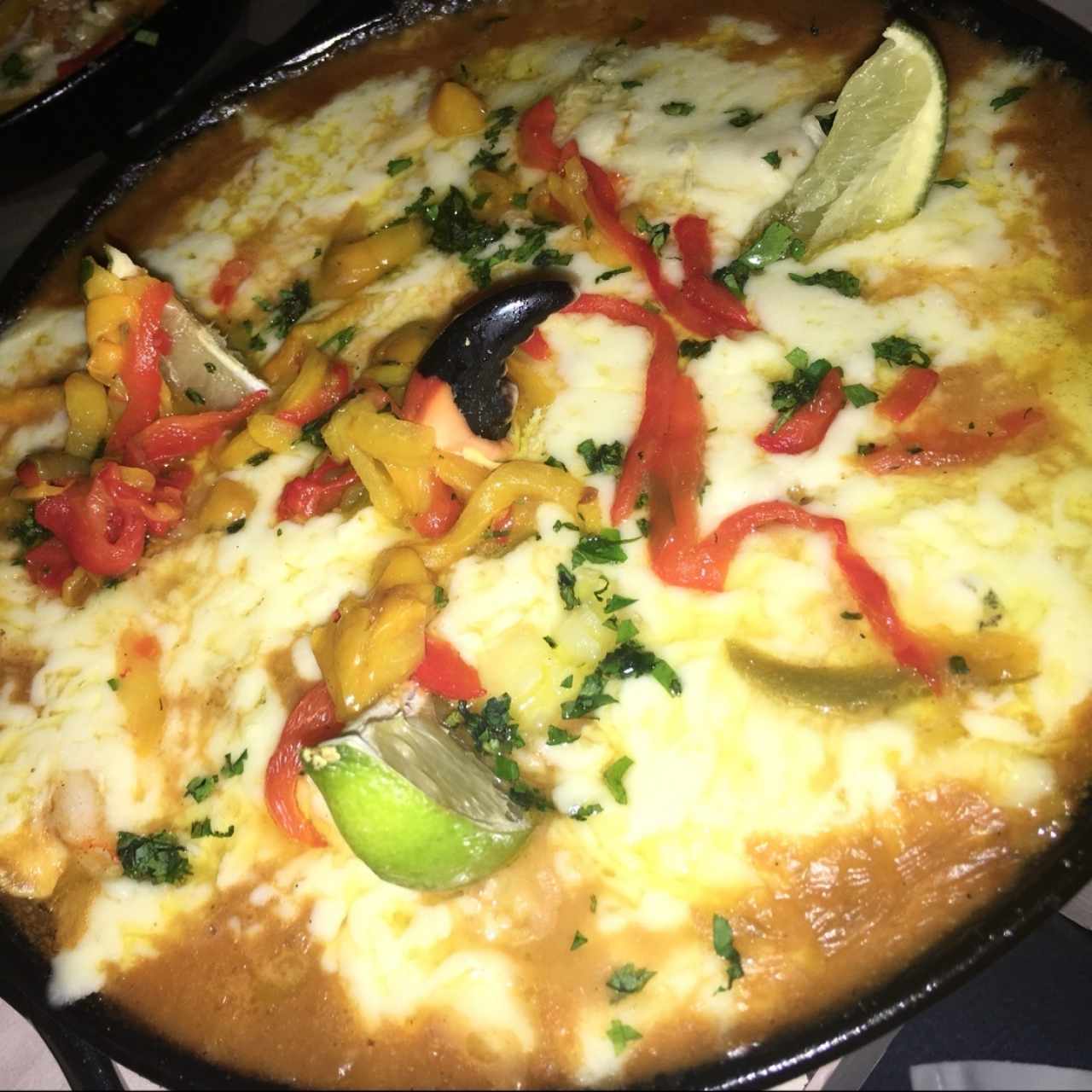 Arroz Caldoso de Mariscos con Formaggio (para dos personas)