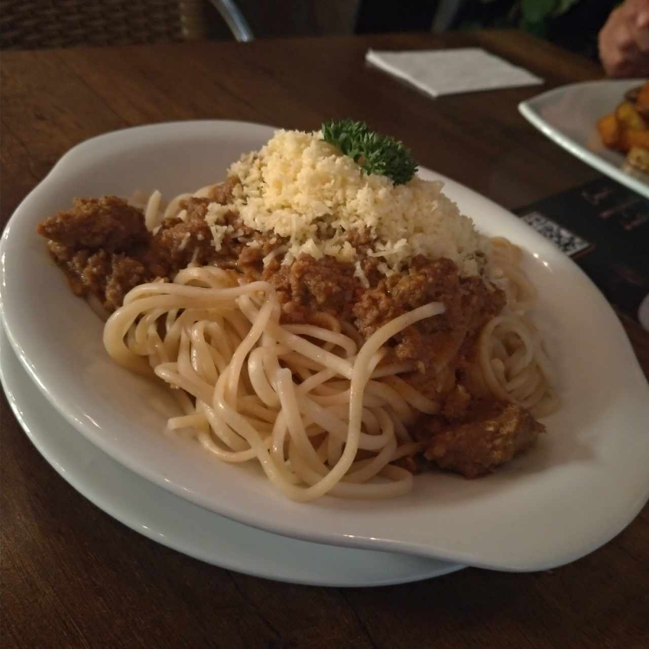 pasta a la boloñesa 