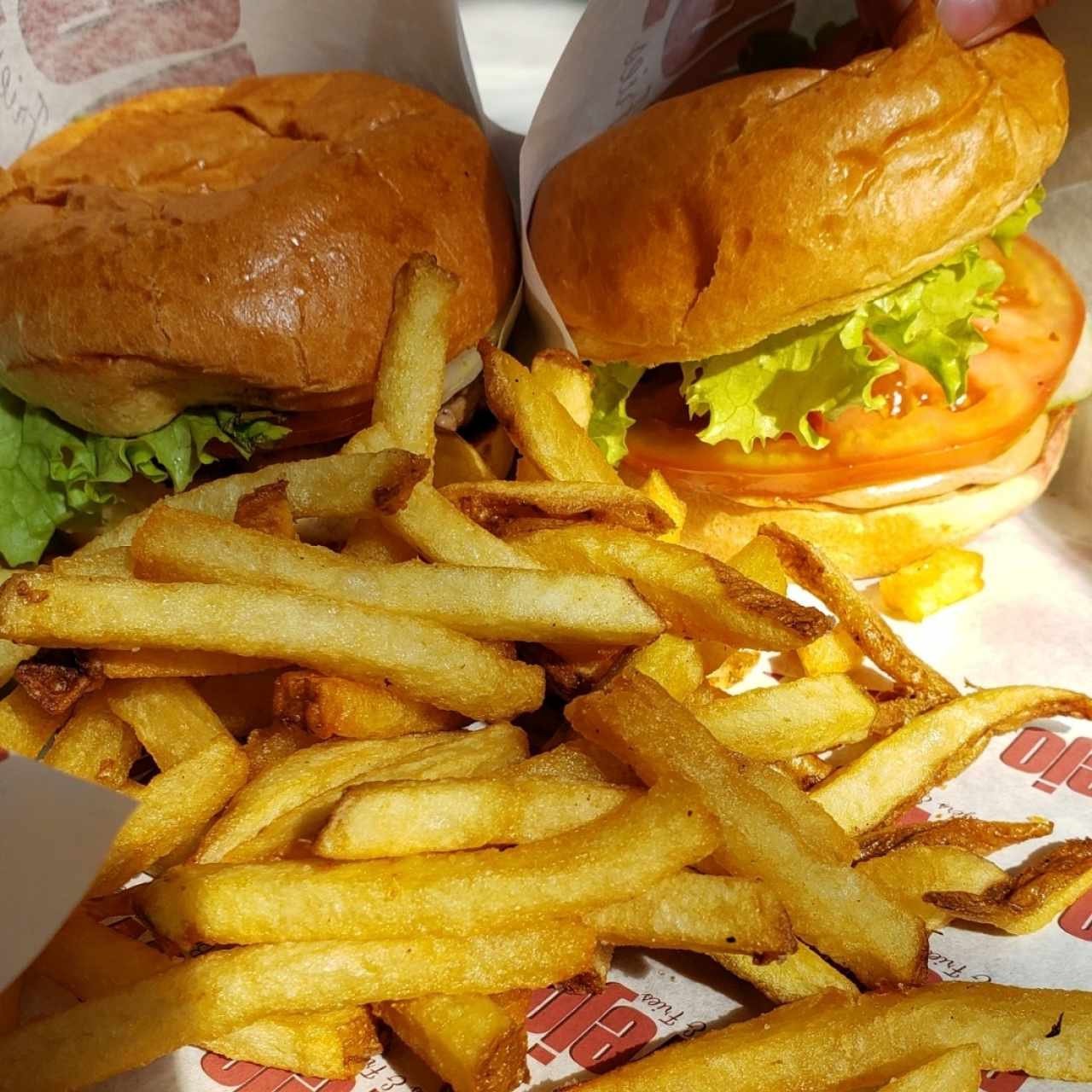 Hamburguesa con papas