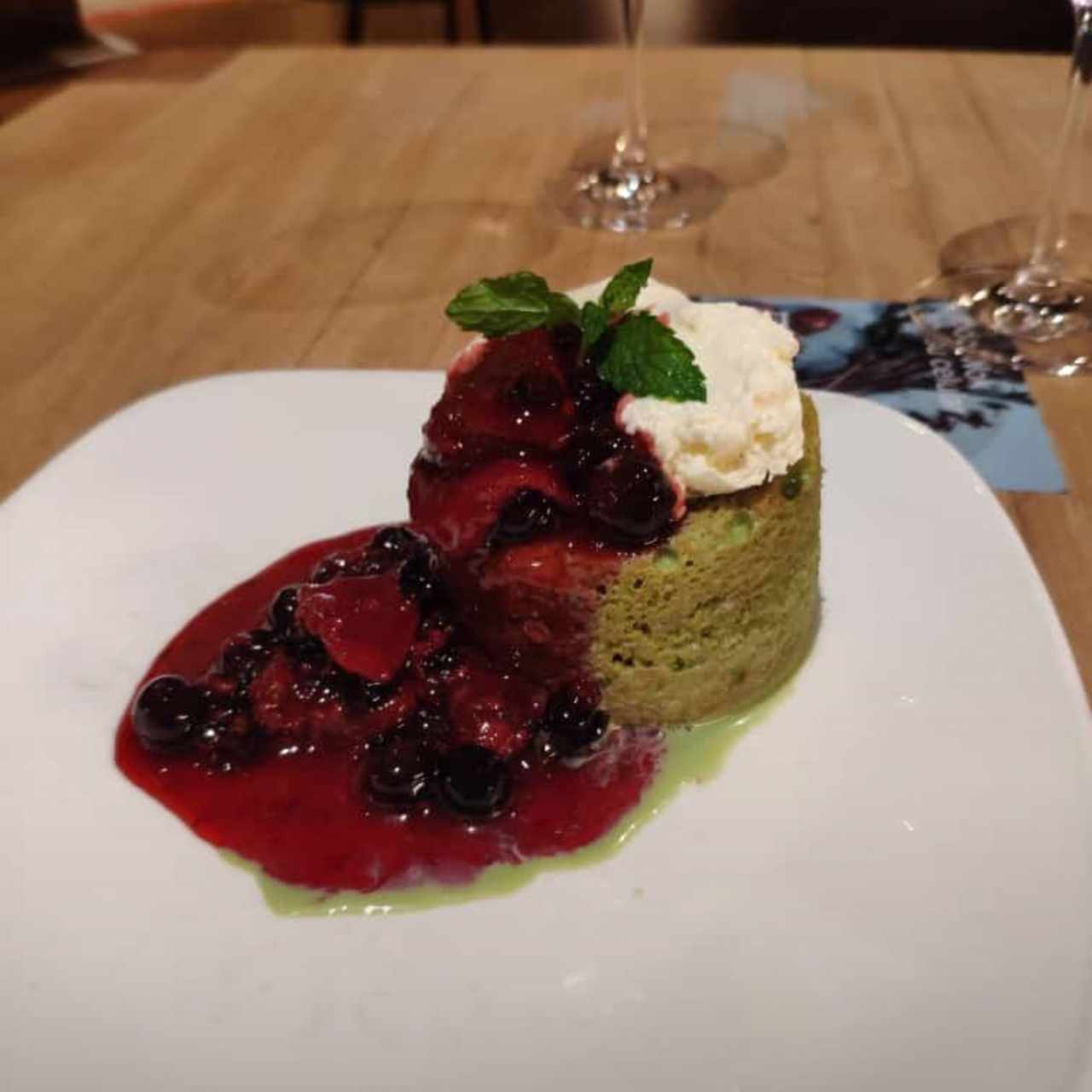 tres leches de te verde
