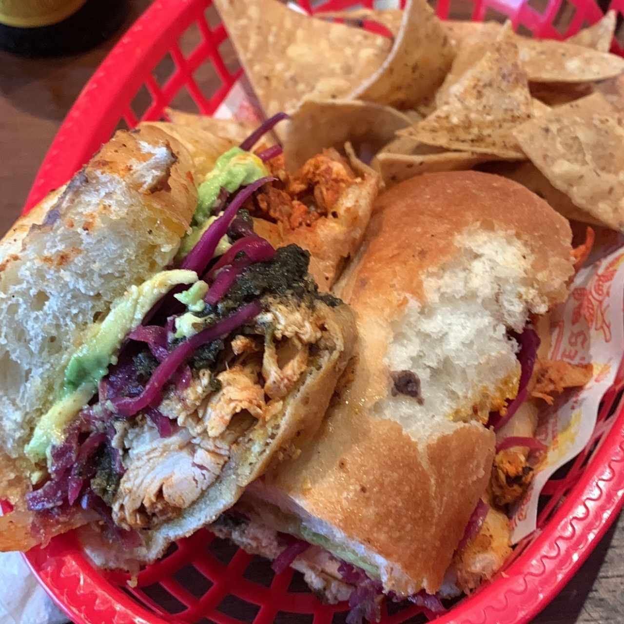 Torta pollo pibil