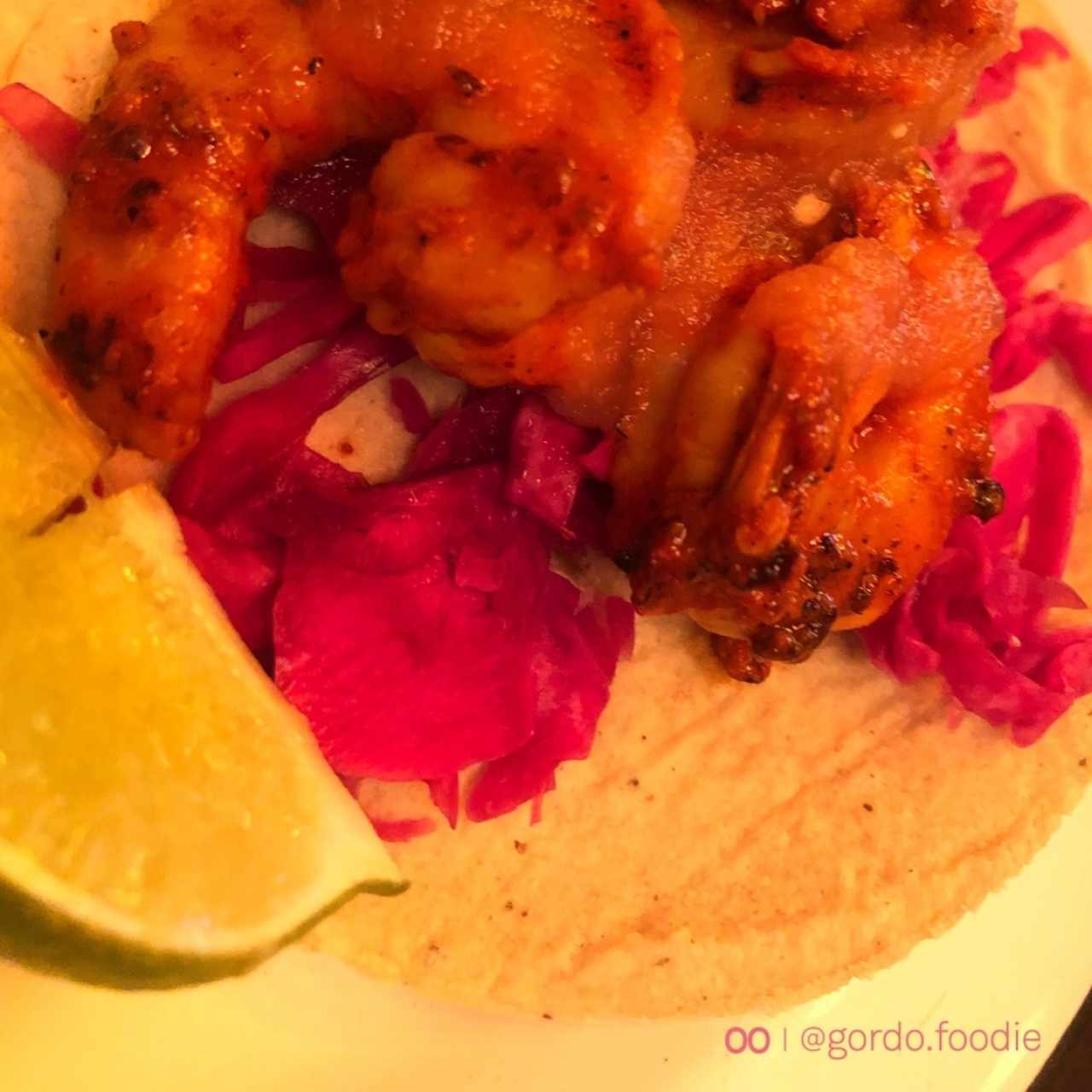 taco de camarones 