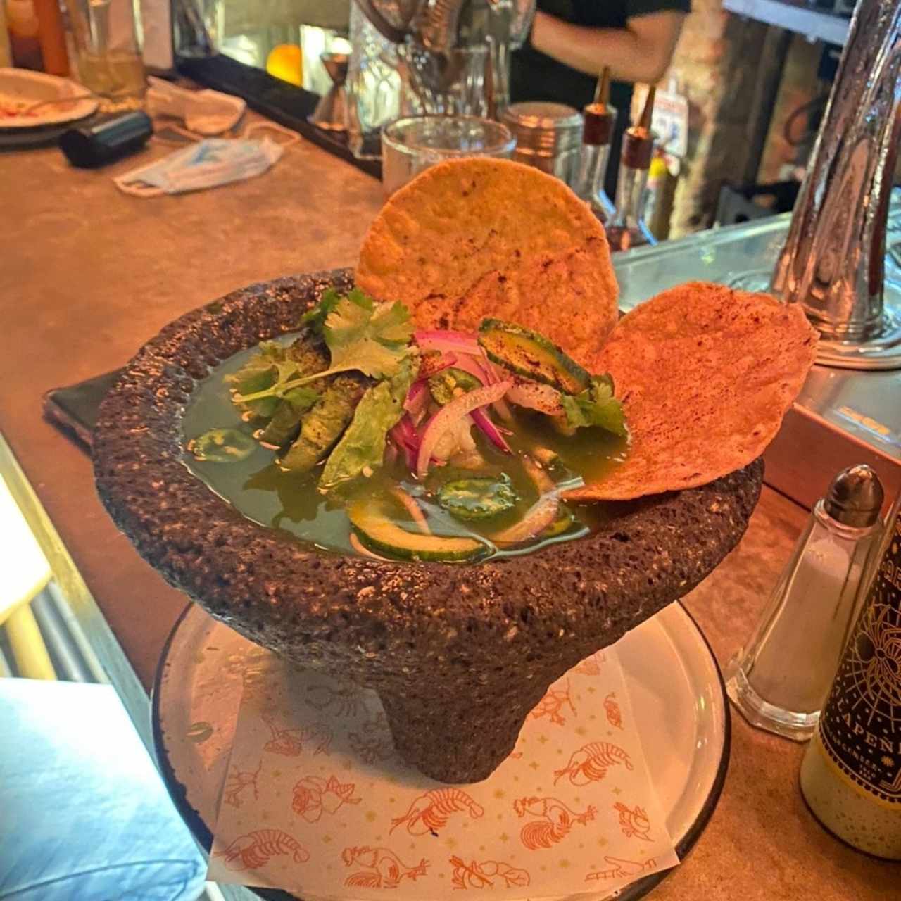 Aguachile de camarones