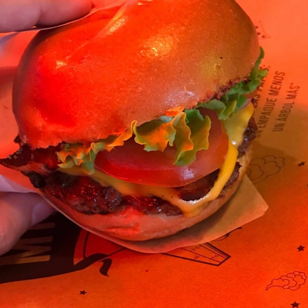 bacon cheeseburger