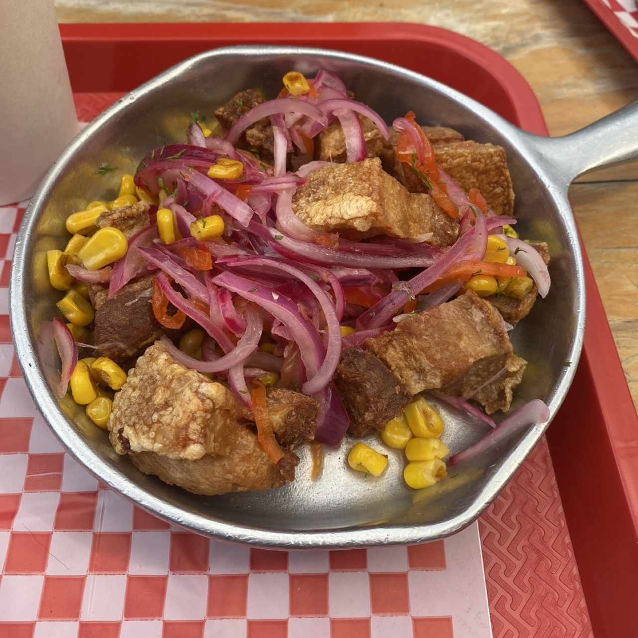 Cebiche de chicharron 