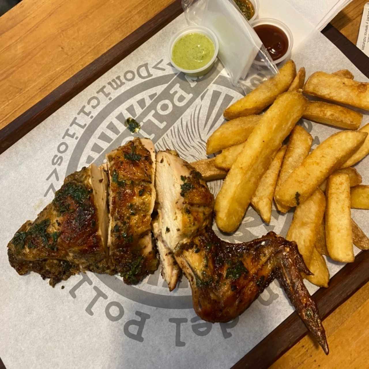 1/4 de pollo