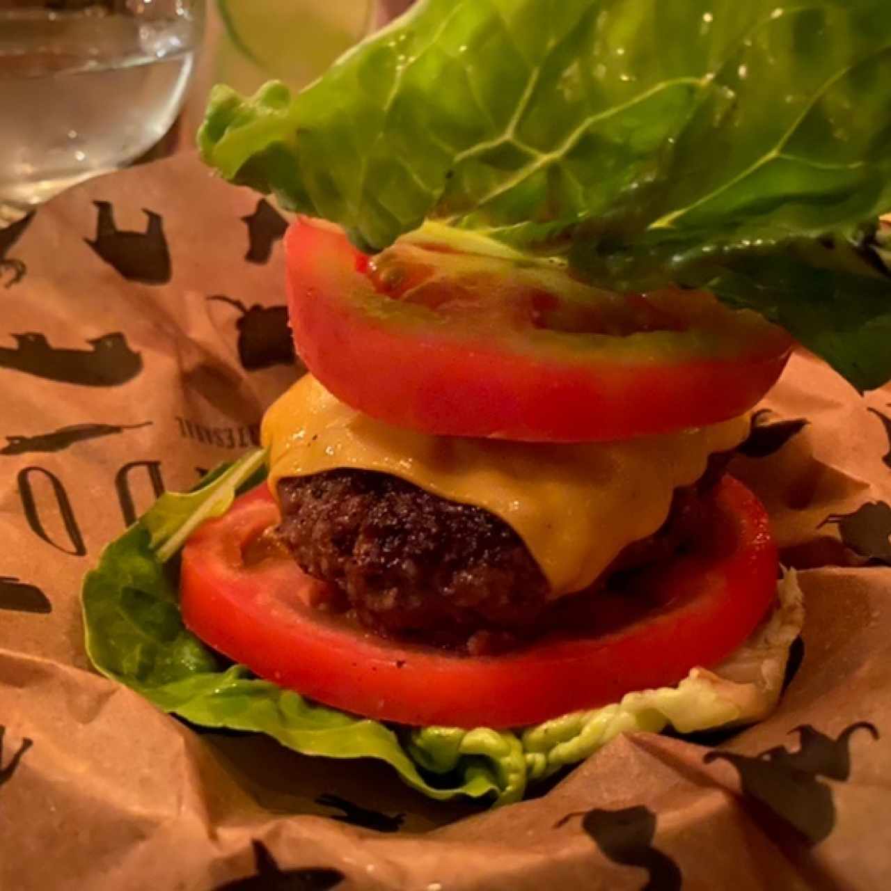 Hamburguesa opcion saludable 
