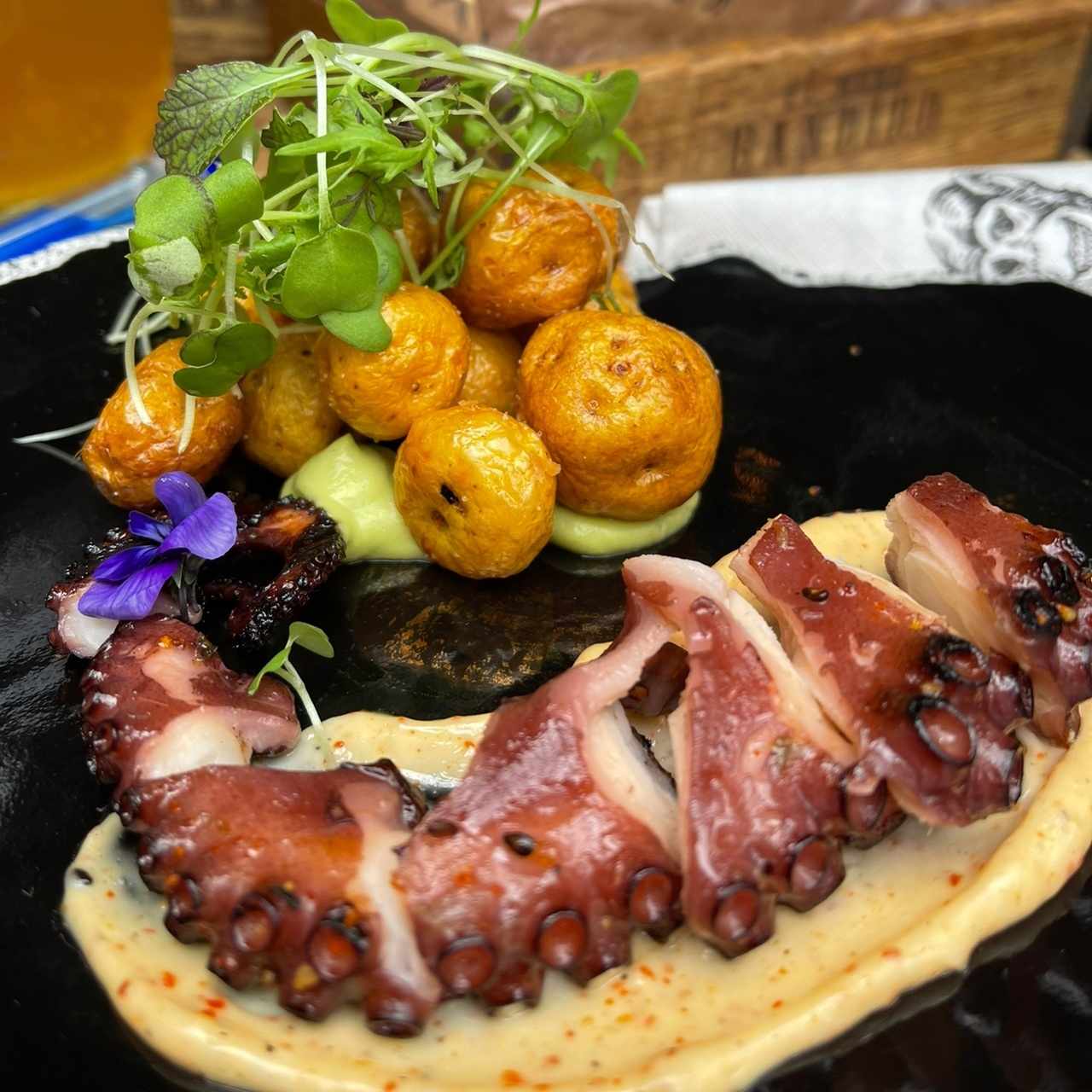 Pulpo a la parrilla