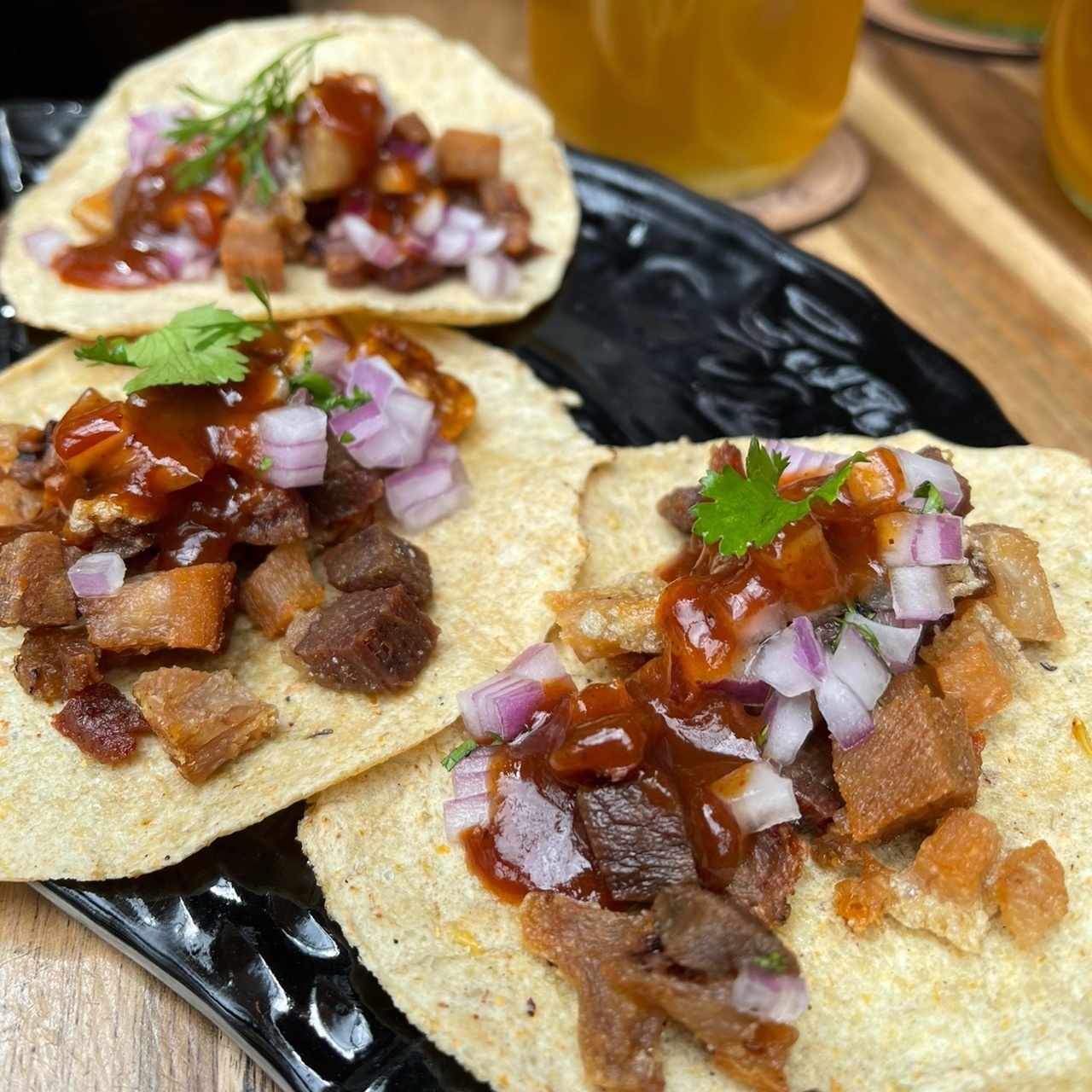 tacos de chicharron