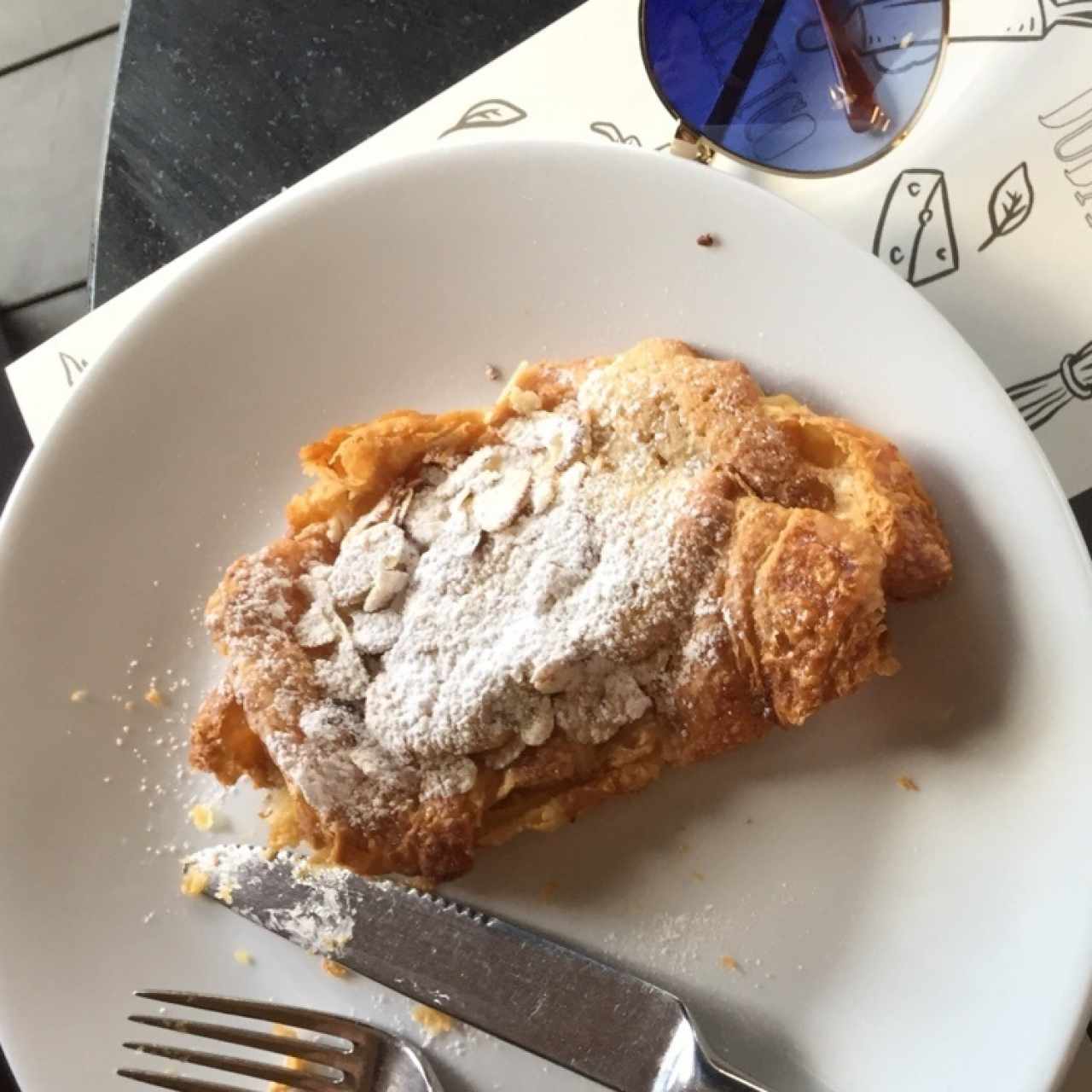 Croissant de almendras