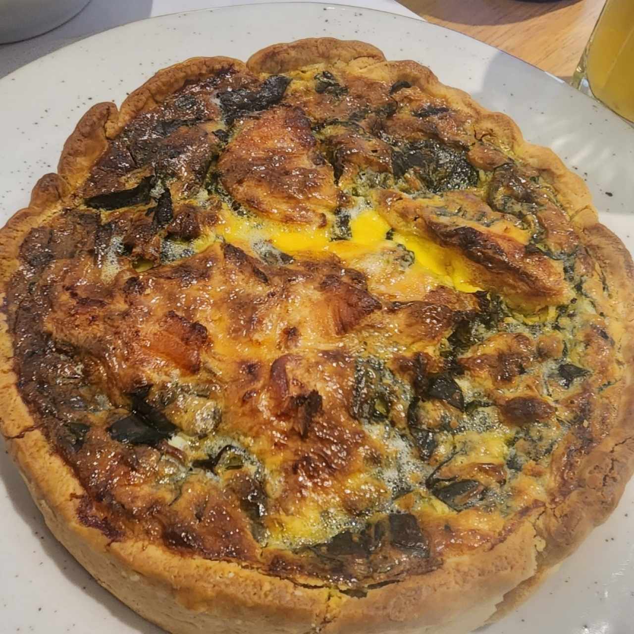 Quiche Salmon y Espinaca