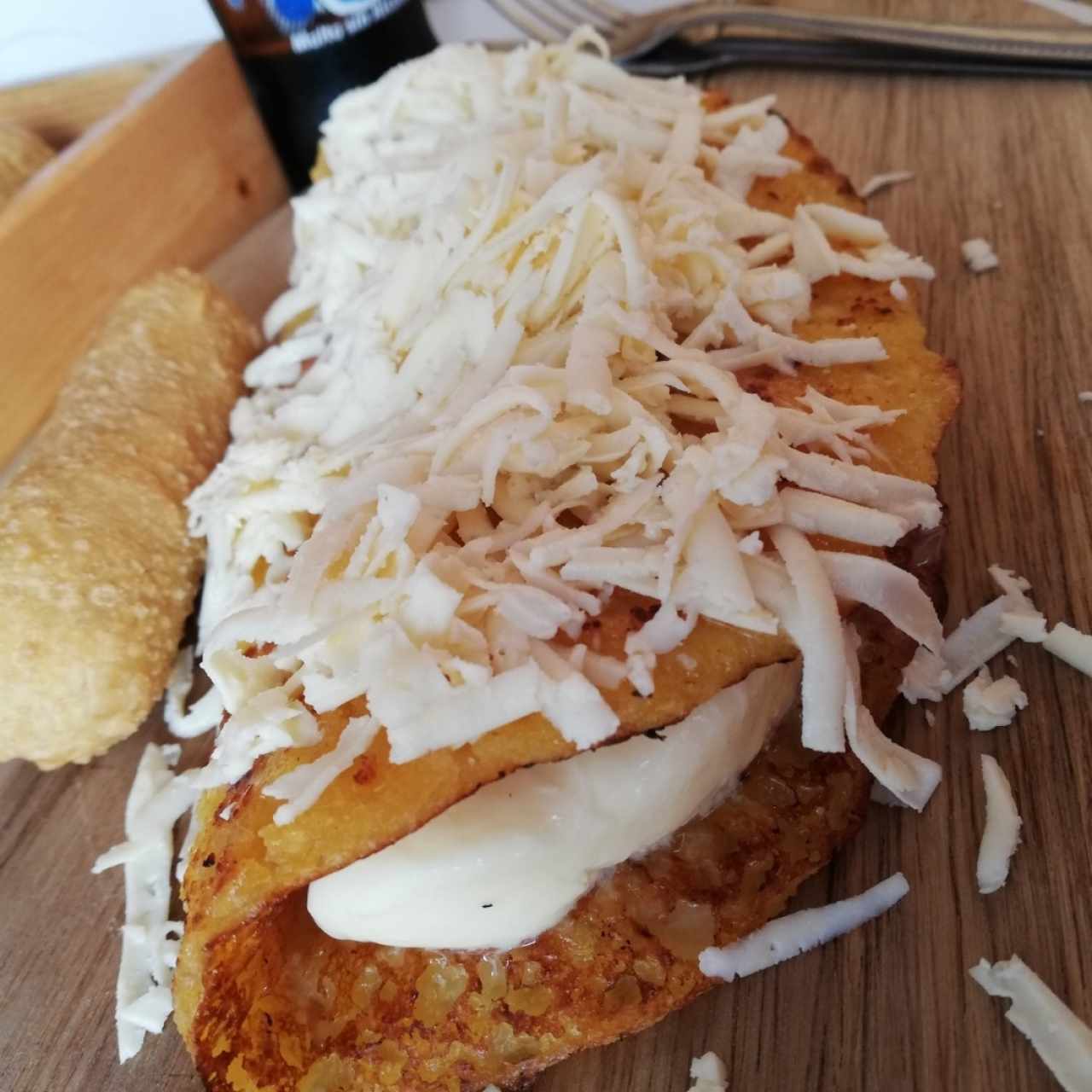 Cachapa con queso