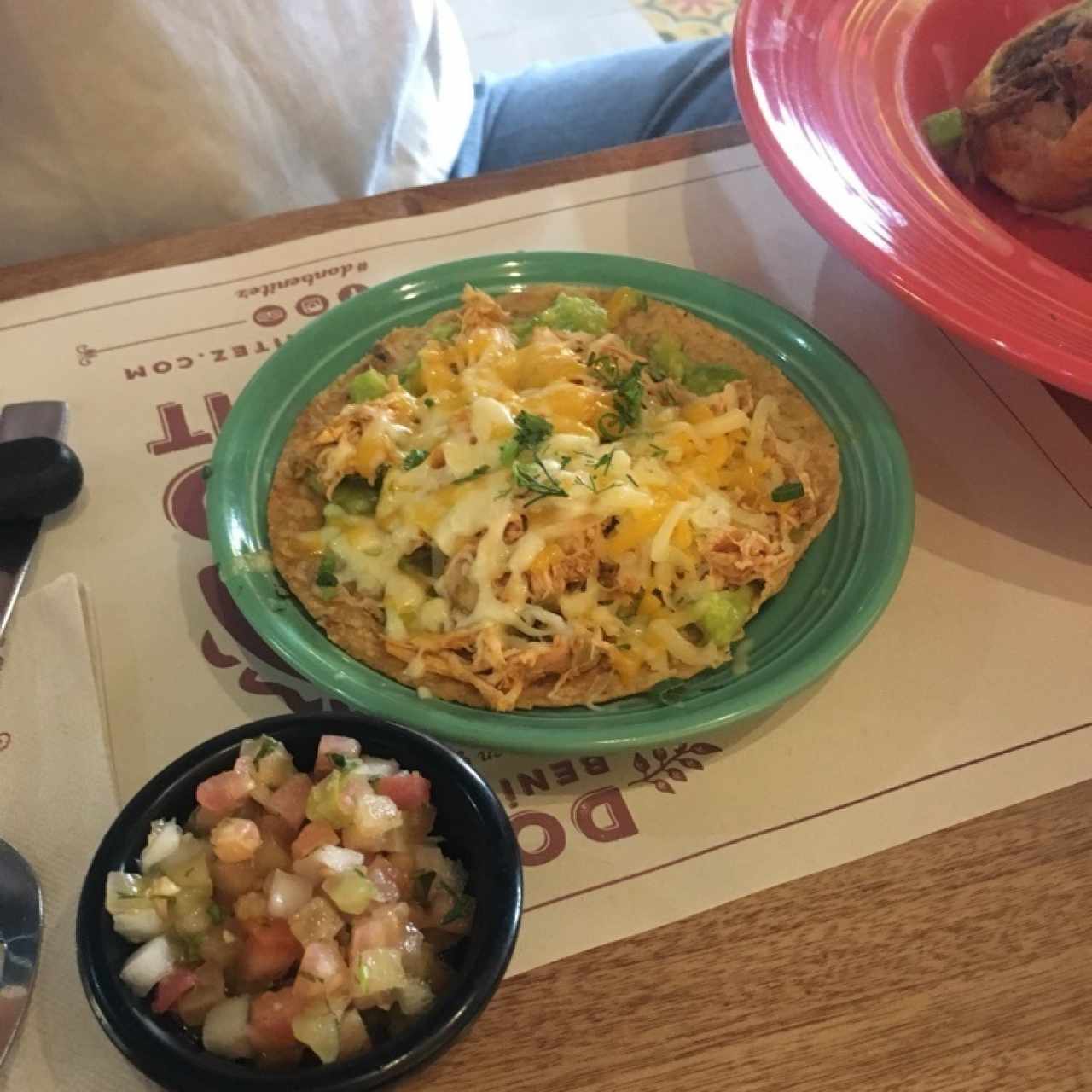 Taco de pollo