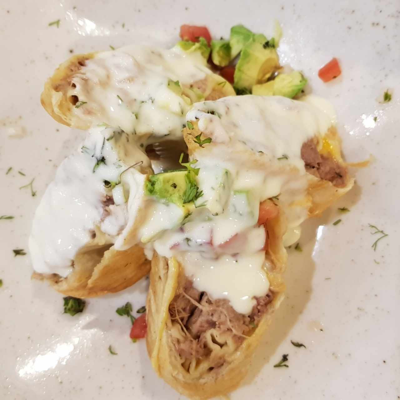 chimichanga de cerdo