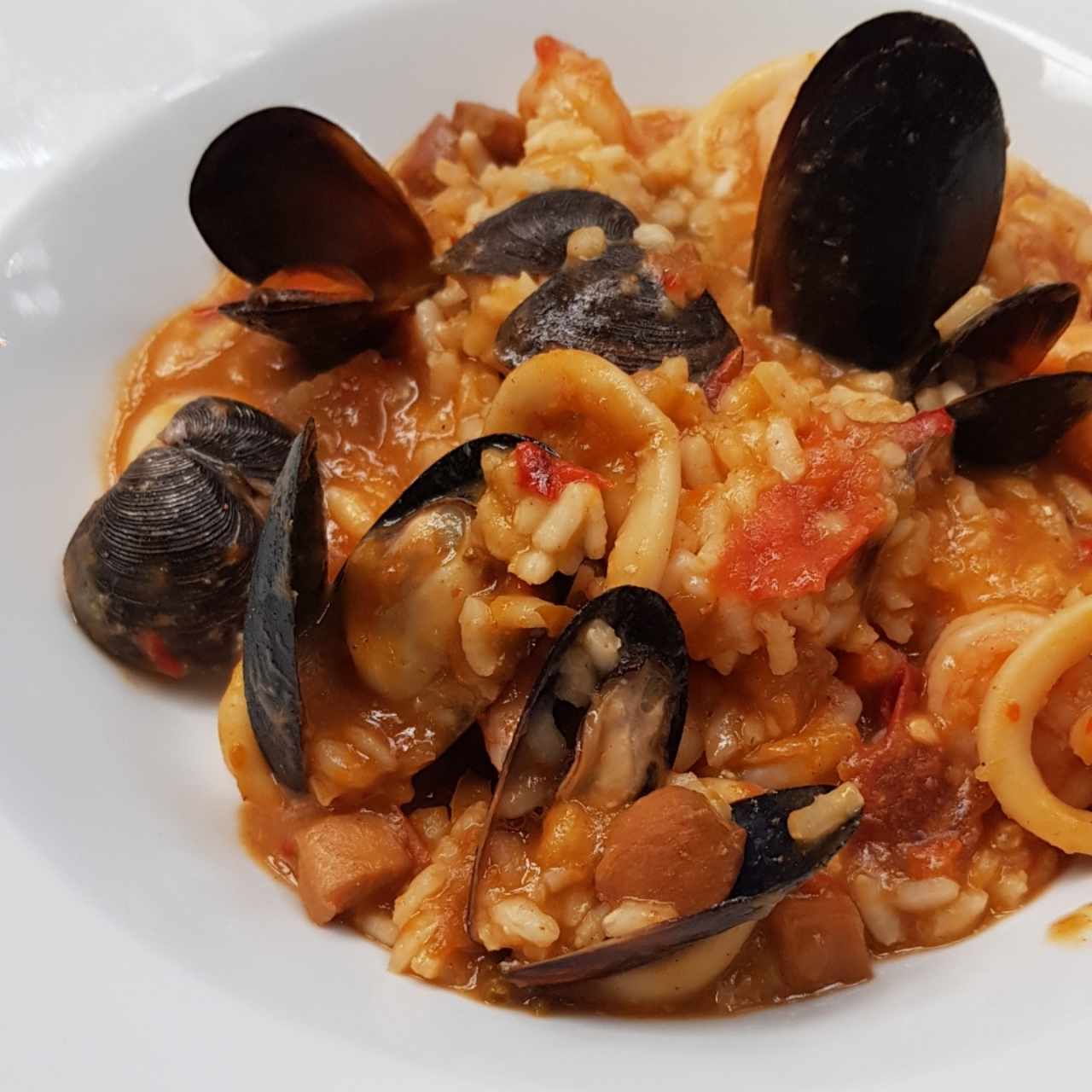 Rissoto de frutos del mar