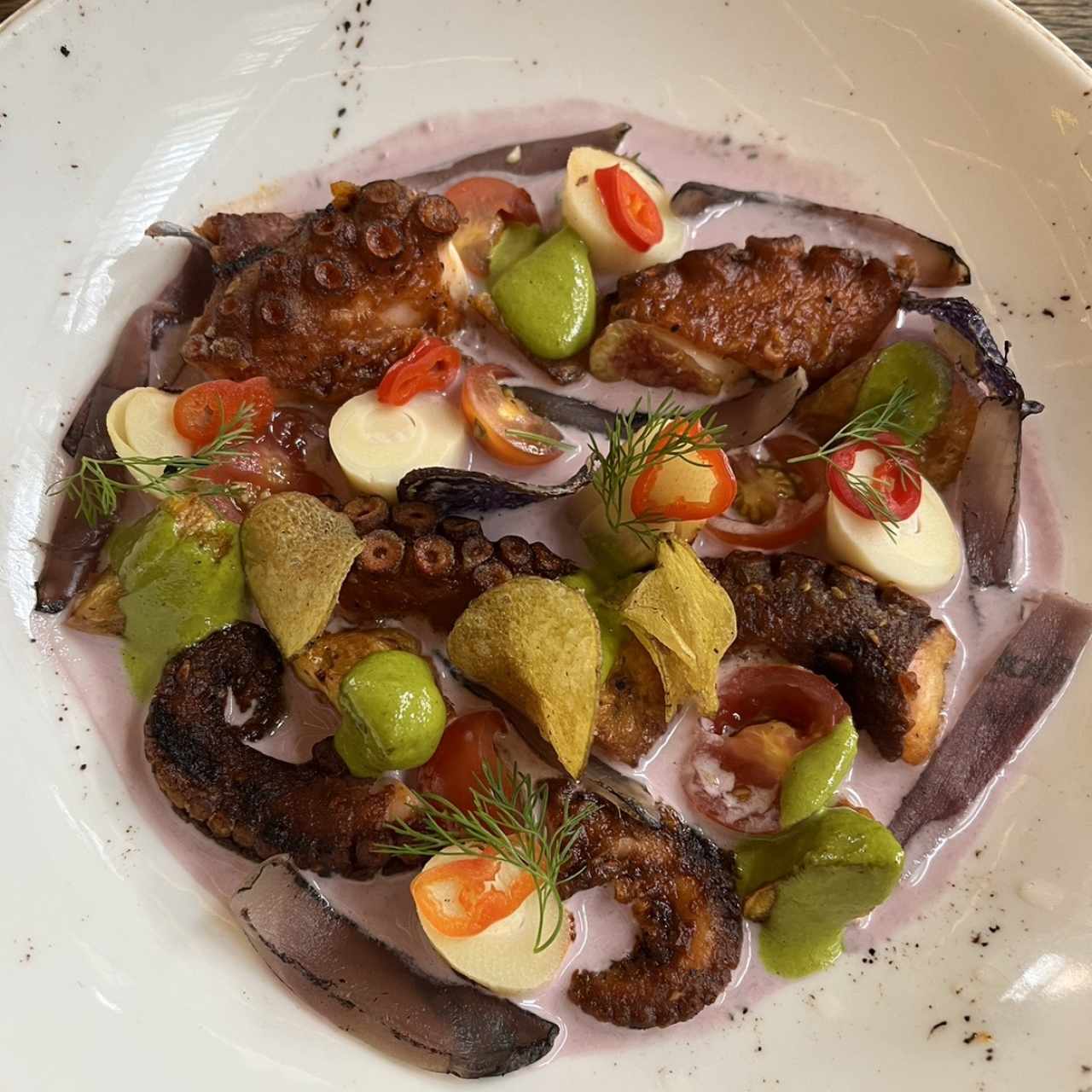 Pulpo a la parrilla