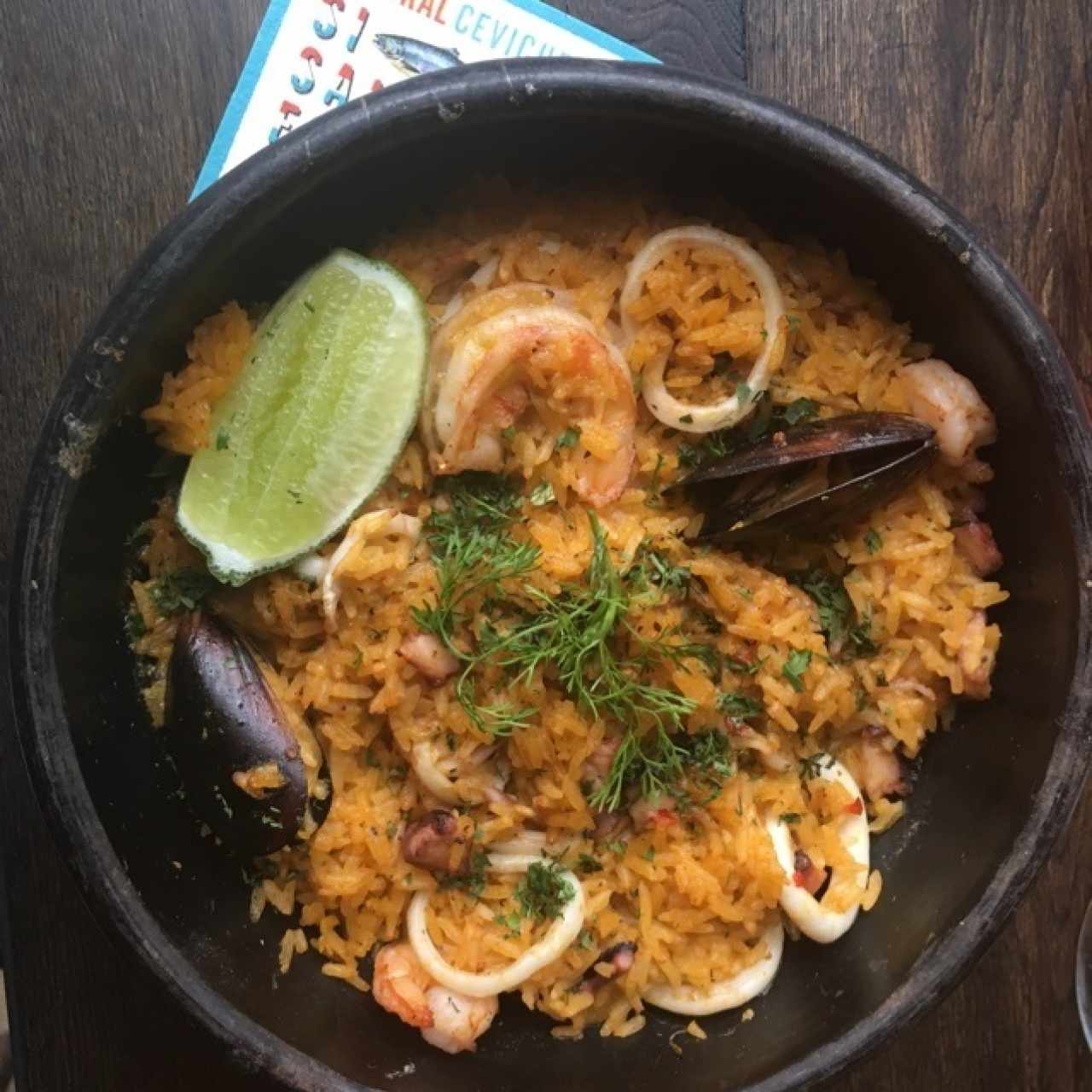 Arroz con mariscos