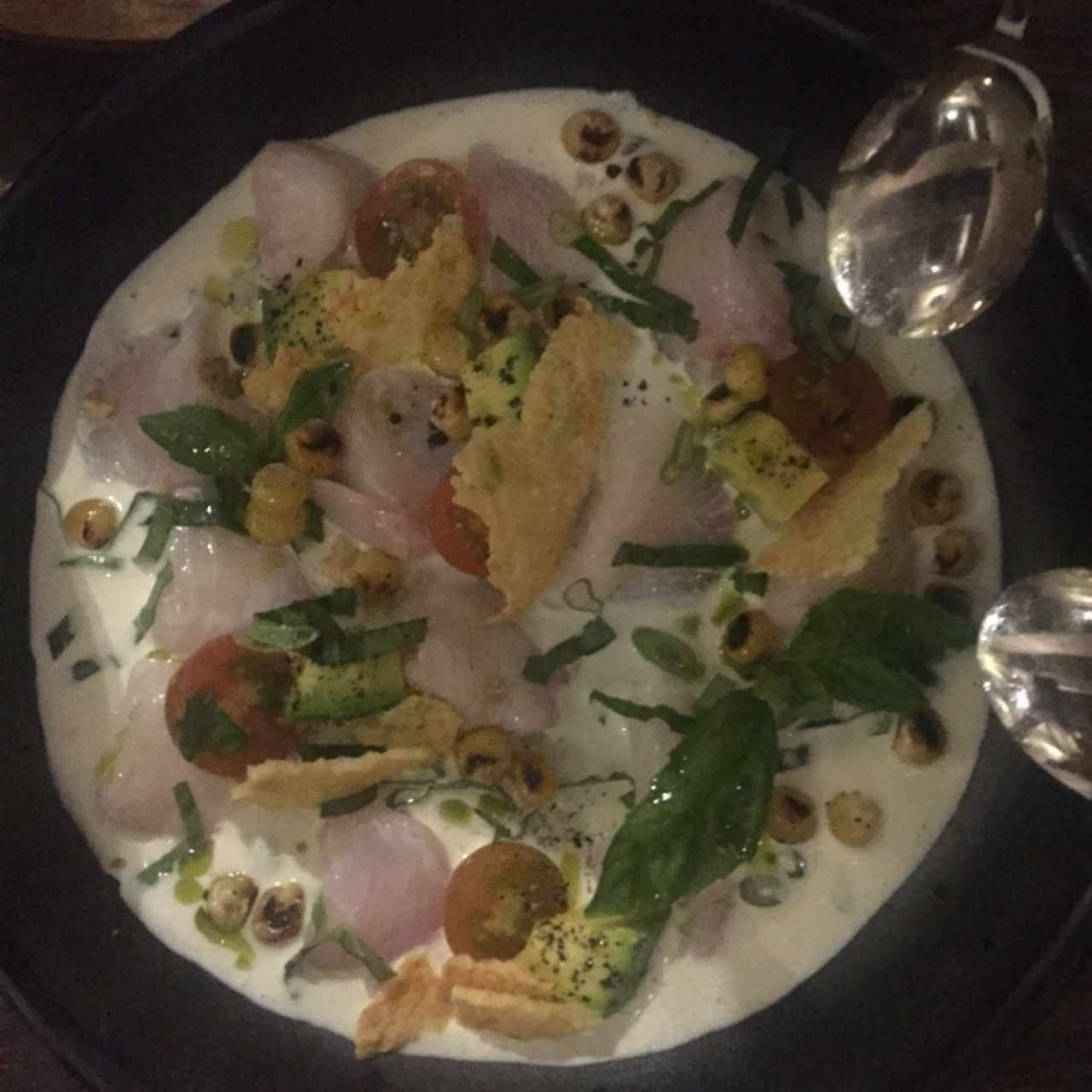 Tiradito en leche de tigre