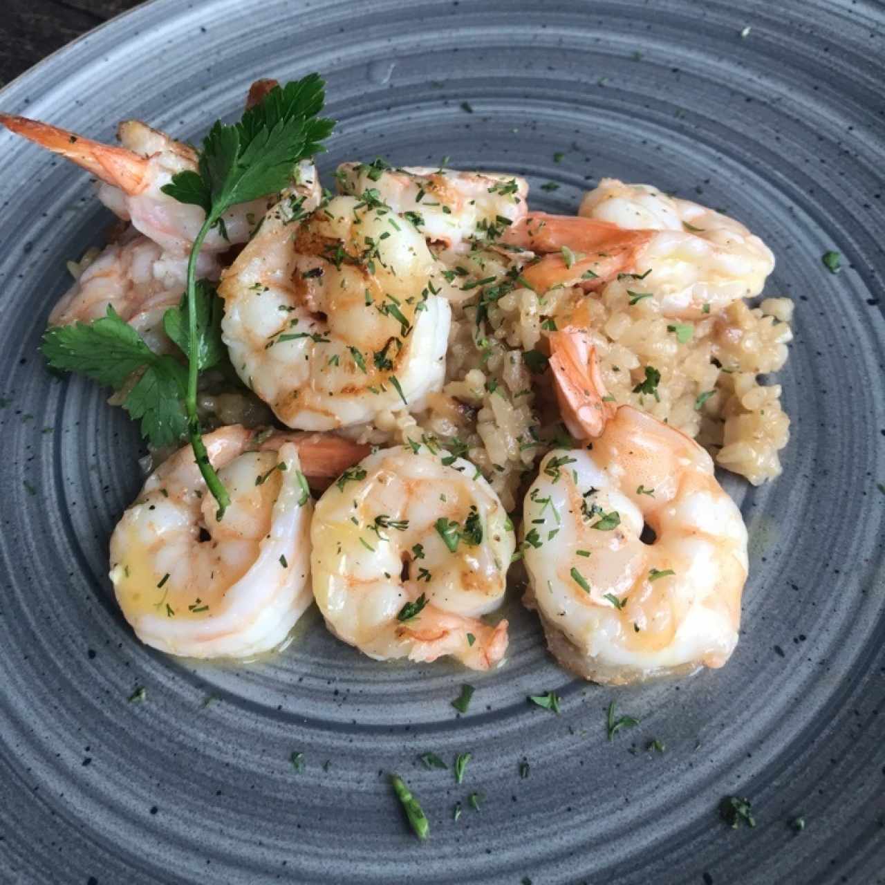 langostinos sobre titoté